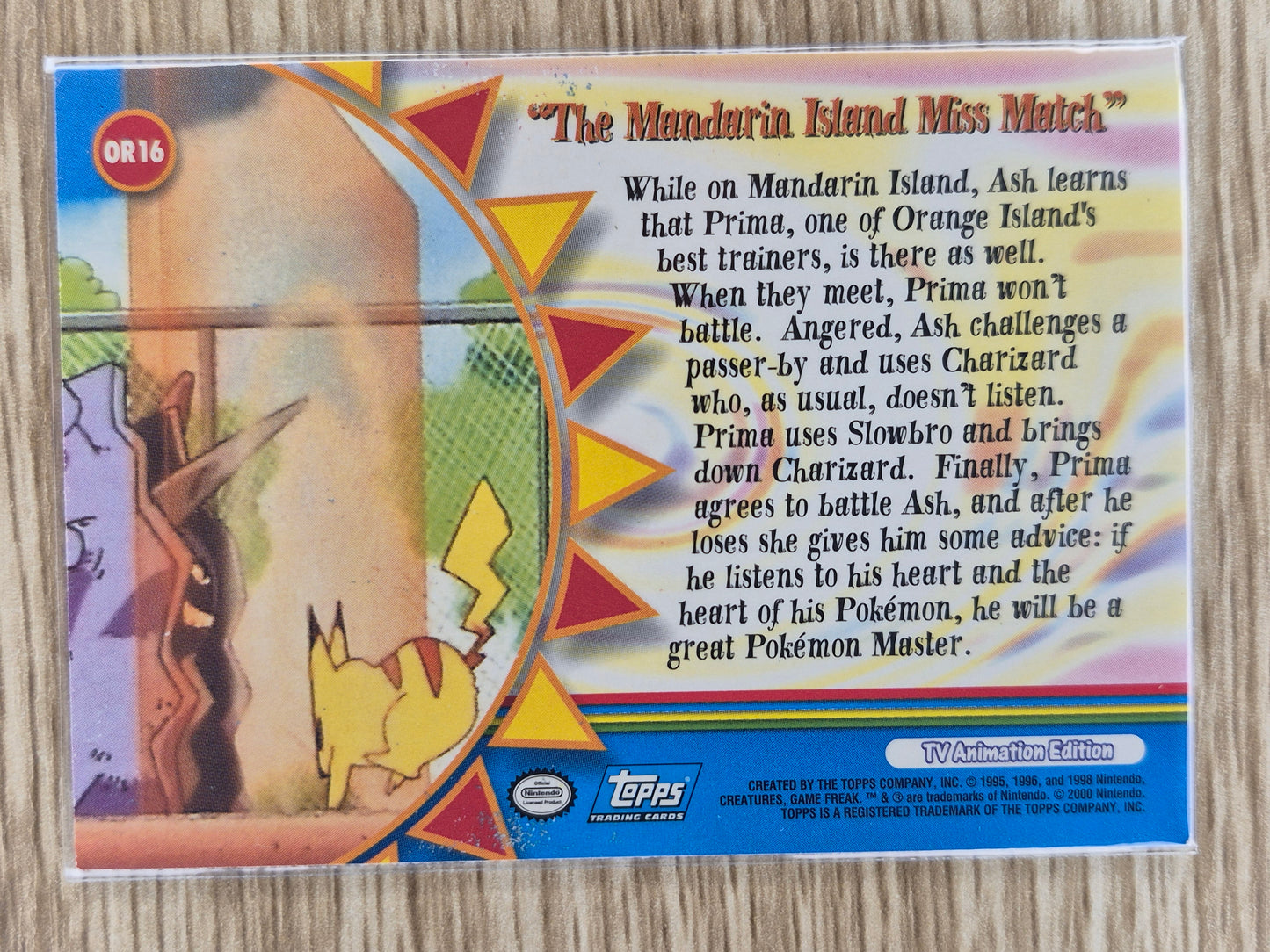 2000 Topps Pokemon - The Mandarin Island Miss Match OR16 - Orange Islands LP