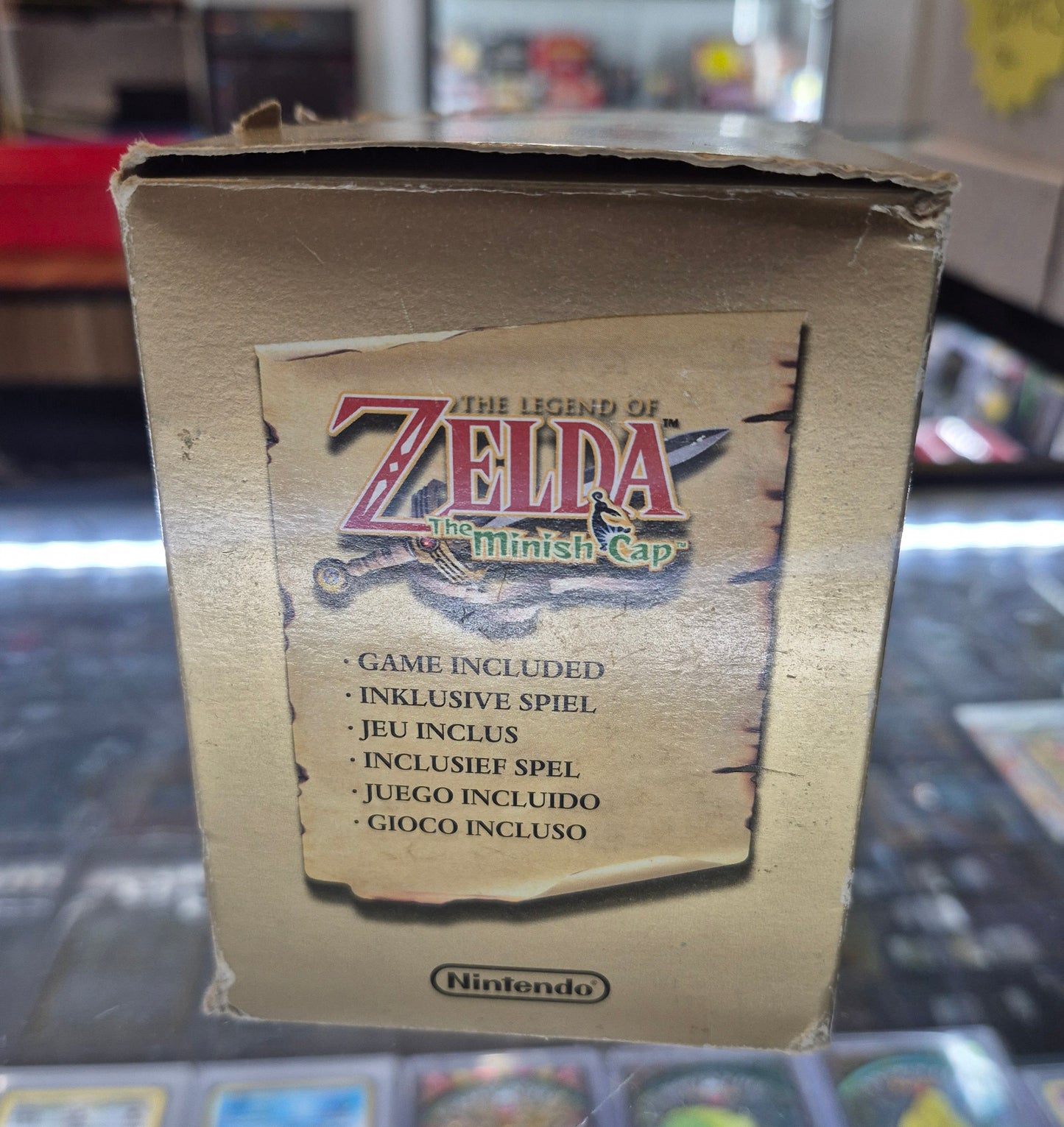 Nintendo Gameboy Advance SP Zelda Gold Limited Edition PAL Version C.I.B