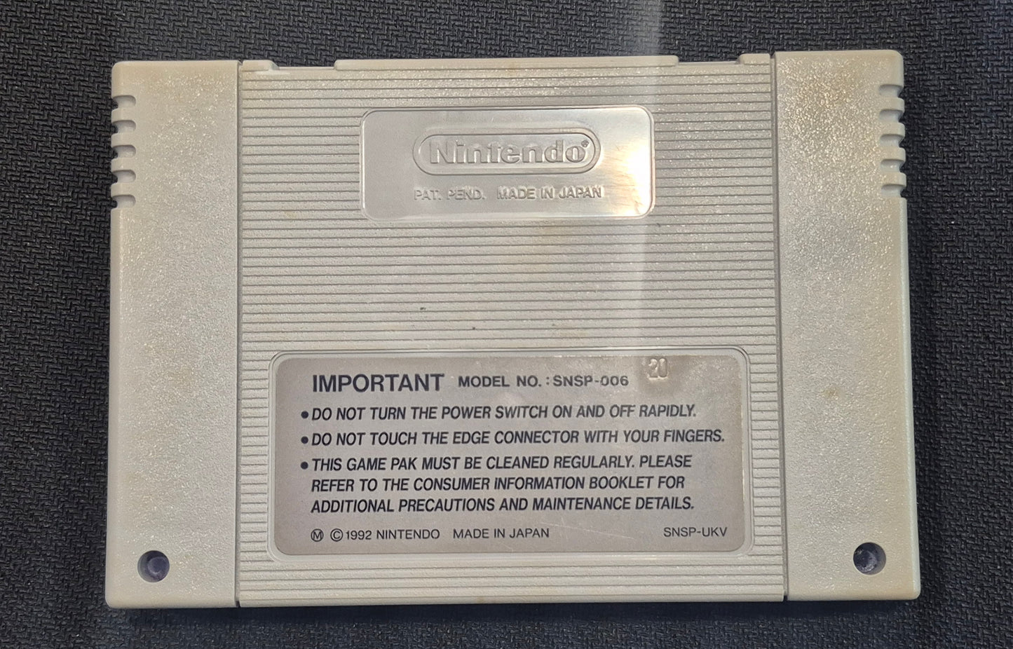 1993 Nintendo SNES SKYBLAZER Made in Japan Tested & Cleaned