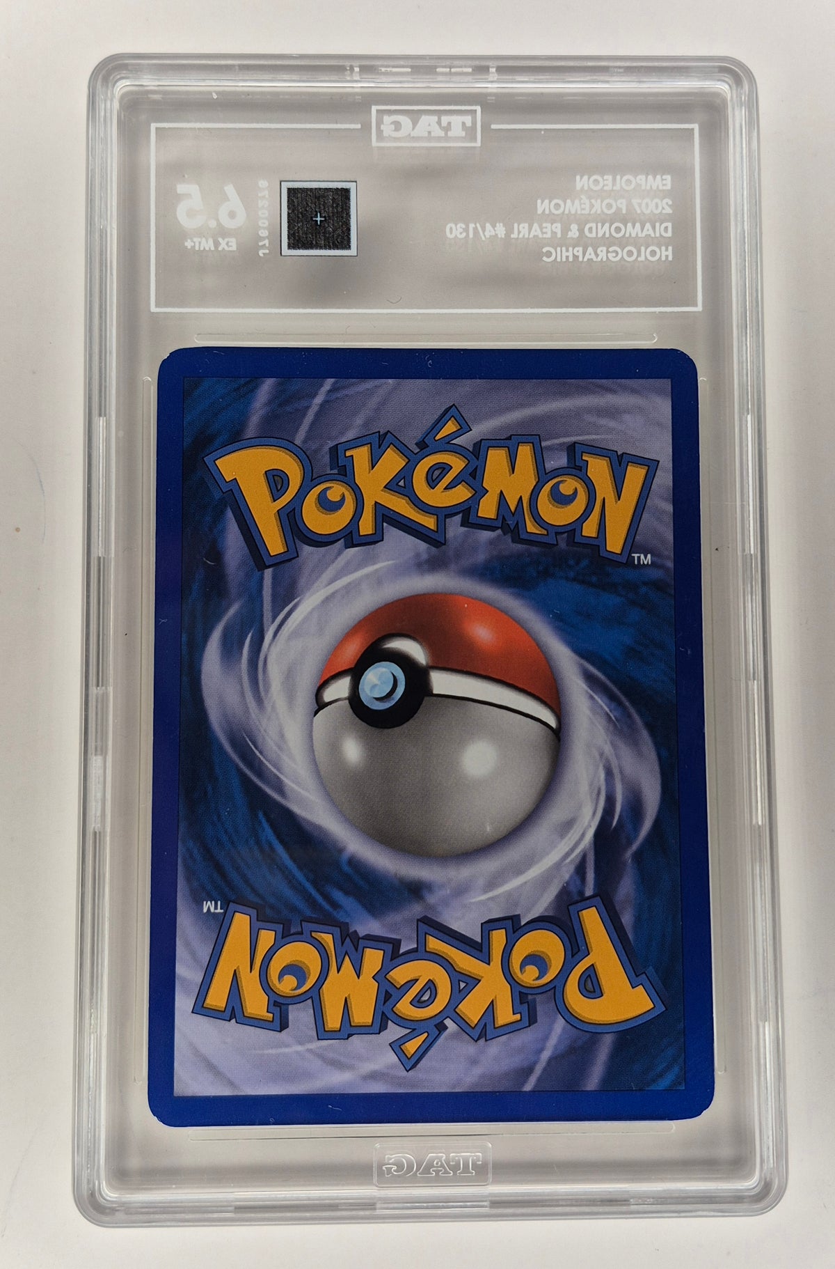 2007 Pokémon Diamond & Pearl 4/130 Empoleon Holo TAG 6.5(662)POP 1,Only 1 Higher