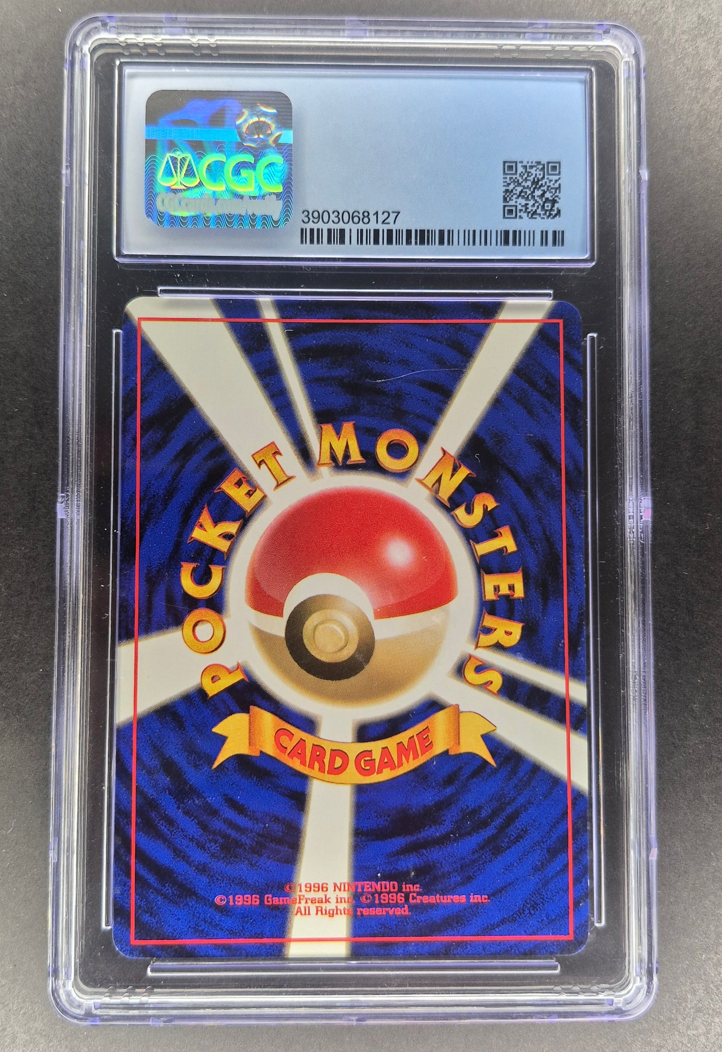 SWIRL🌀1998 Pokemon Misty's Golduck Gym 1 Japanese Holo #55 CGC 8 NM/Mint