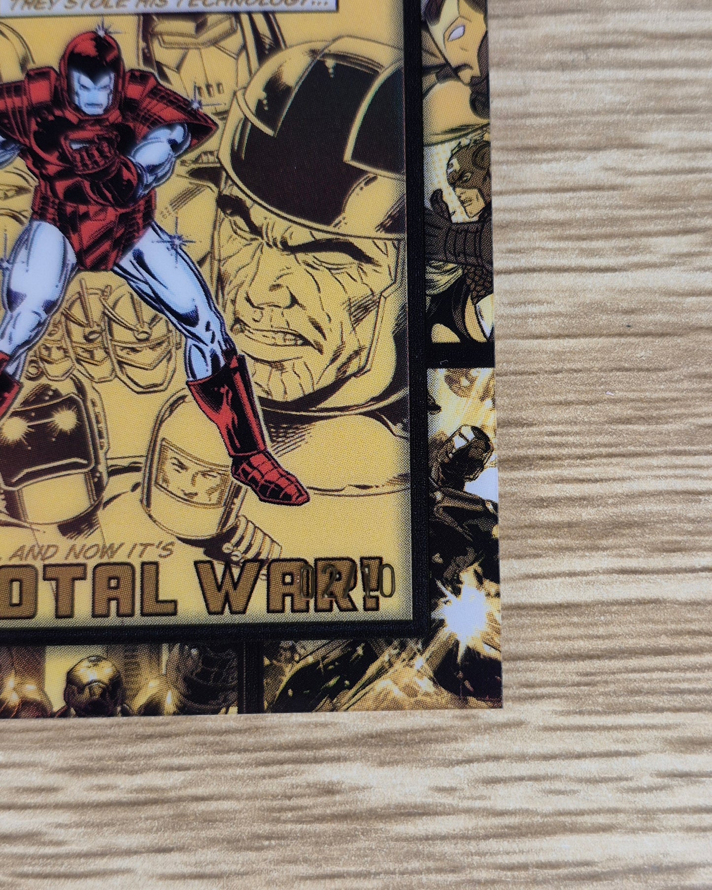 Marvel Topps Chrome 2025 GRAIL CARD IM-5 IRON MAN GOLD BLACK 02/10 !!