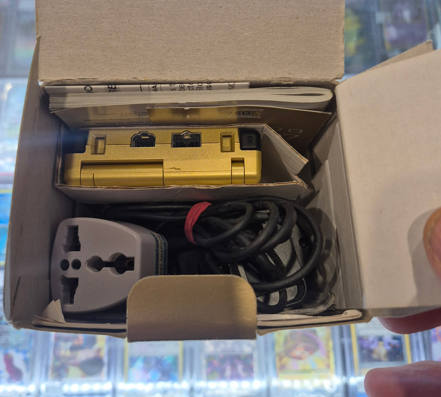 Nintendo Gameboy Advance SP Zelda Gold Limited Edition PAL Version C.I.B