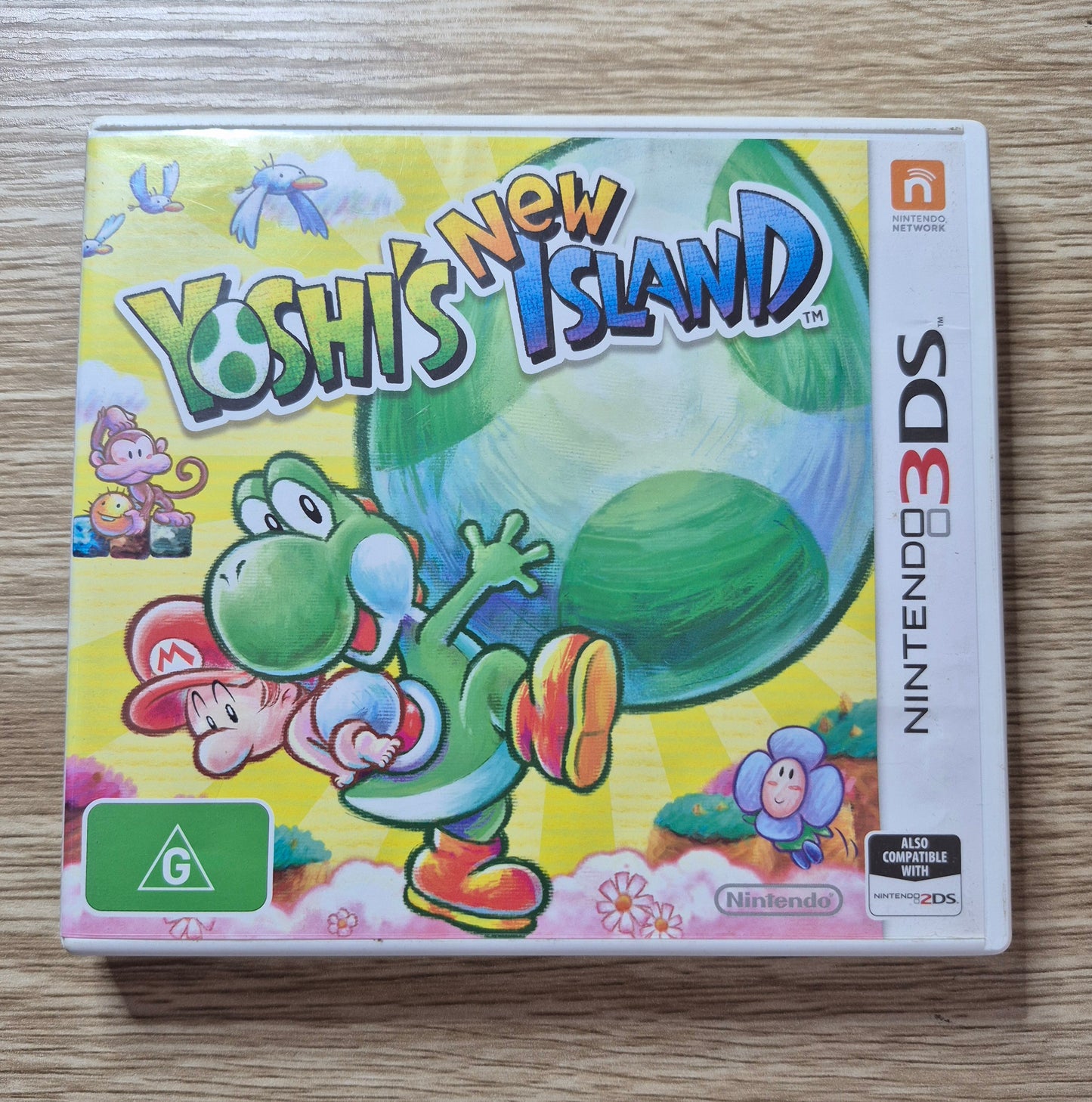 Yoshi's New Island Nintendo 3DS Game AUS PAL Tested and Working in Case