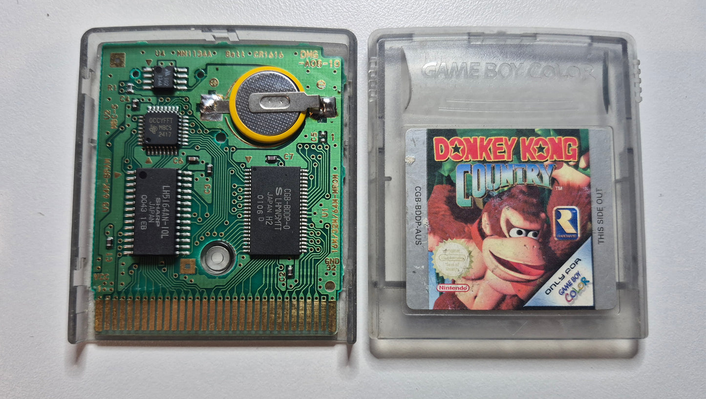 Nintendo Gameboy Color Donkey Kong Country AUS NEW Save Battery
