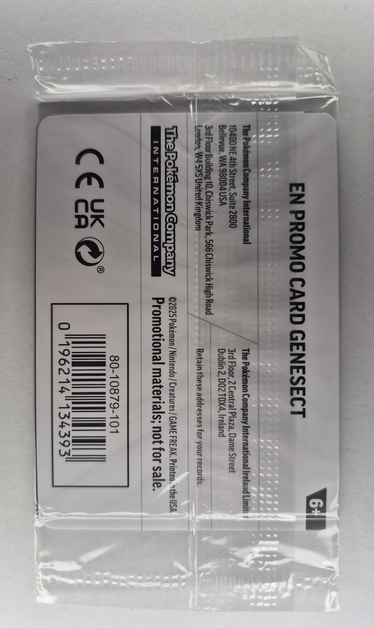 Genesect 008/094 Promo Stamped SEALED - Phantasmal Flames - Pokemon Card