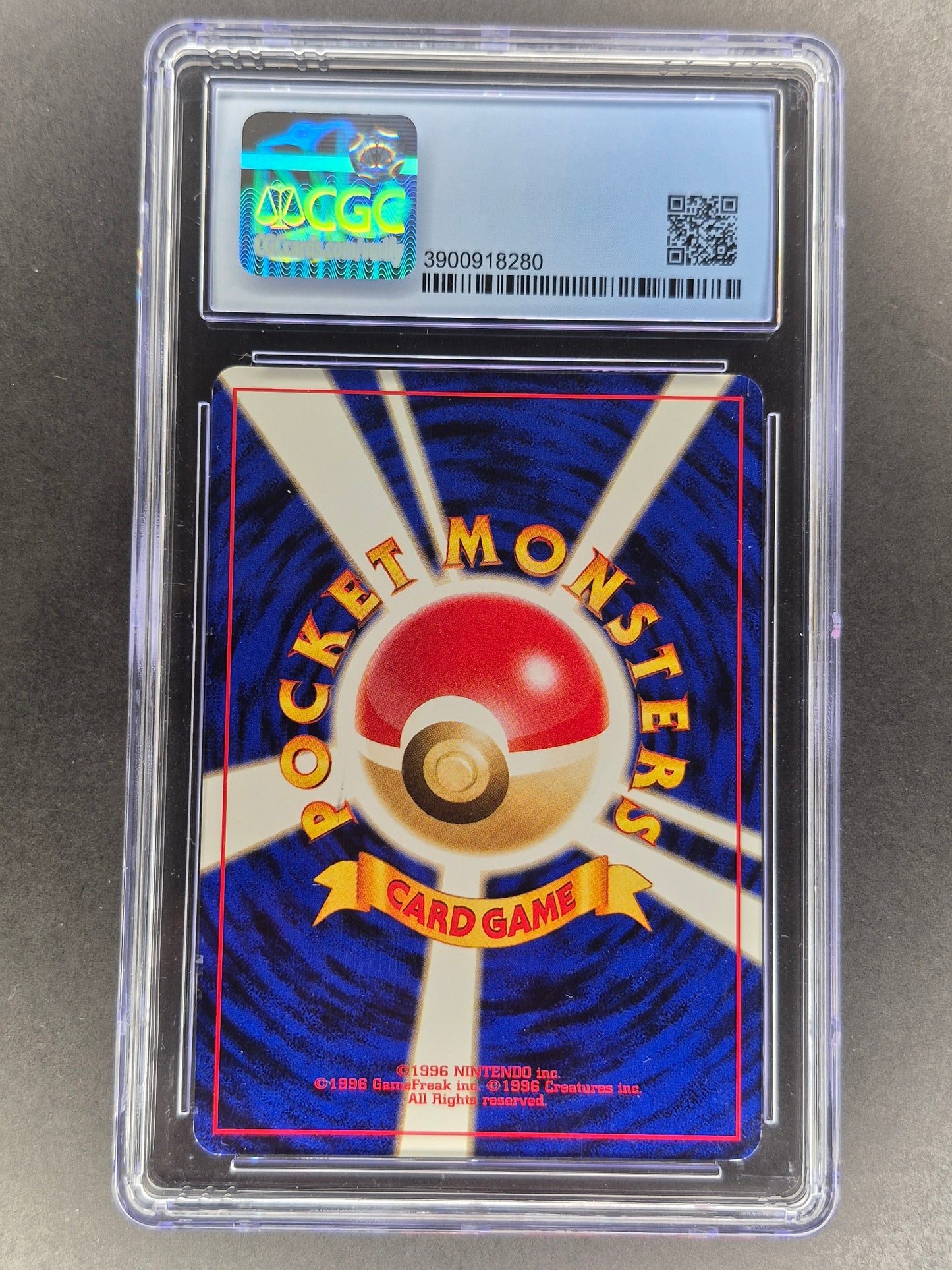2000 Japanese Pokemon Neo Premium File 2 - Charizard Reverse Holo CGC 8.5