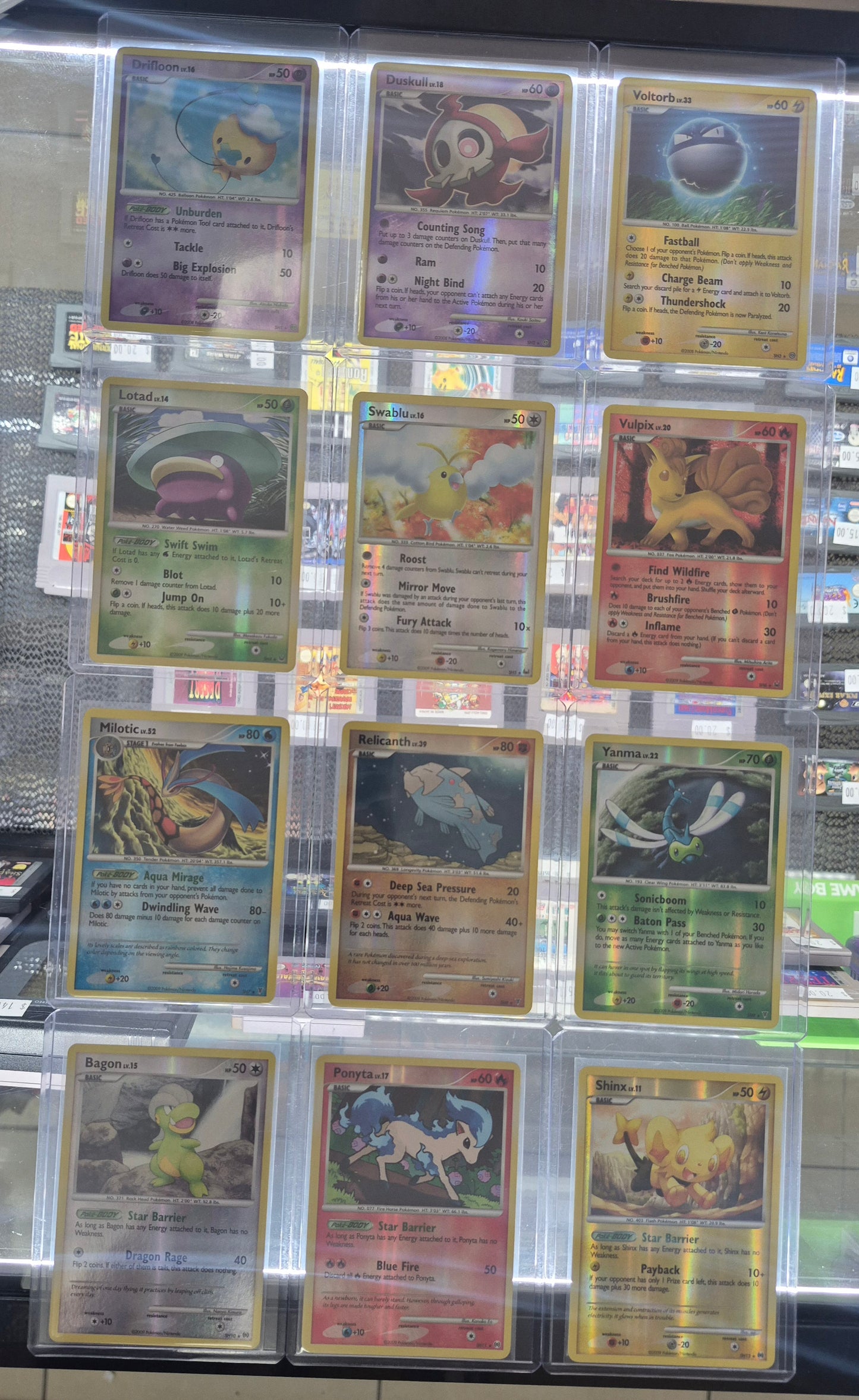 2008-09 Pokémon Diamond Pearl Platinum Complete Shiny Set SH1-SH12 LP