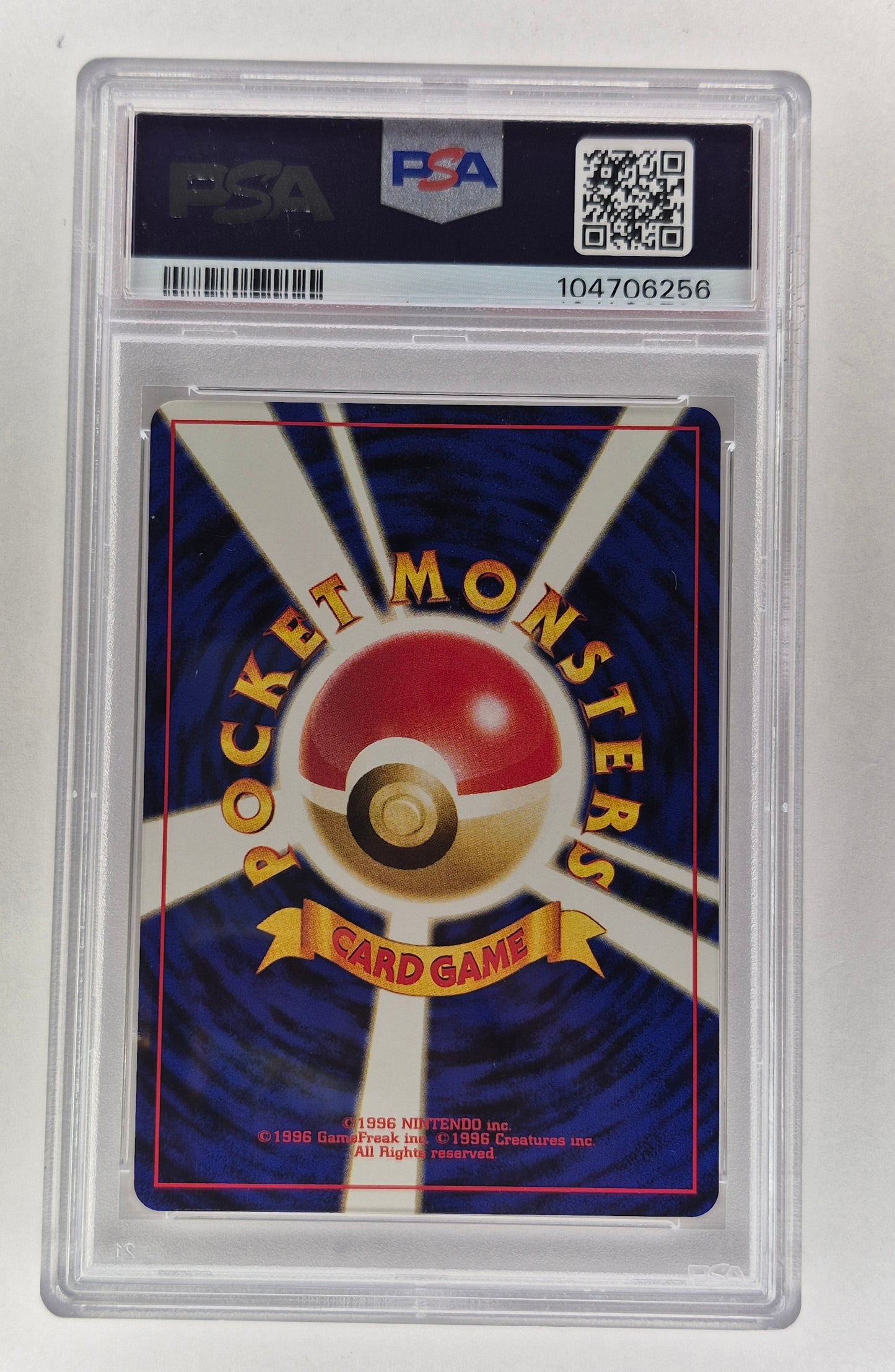 2000 Japanese Pokemon Neo 2 #201 Unown A Holo PSA 9 mt