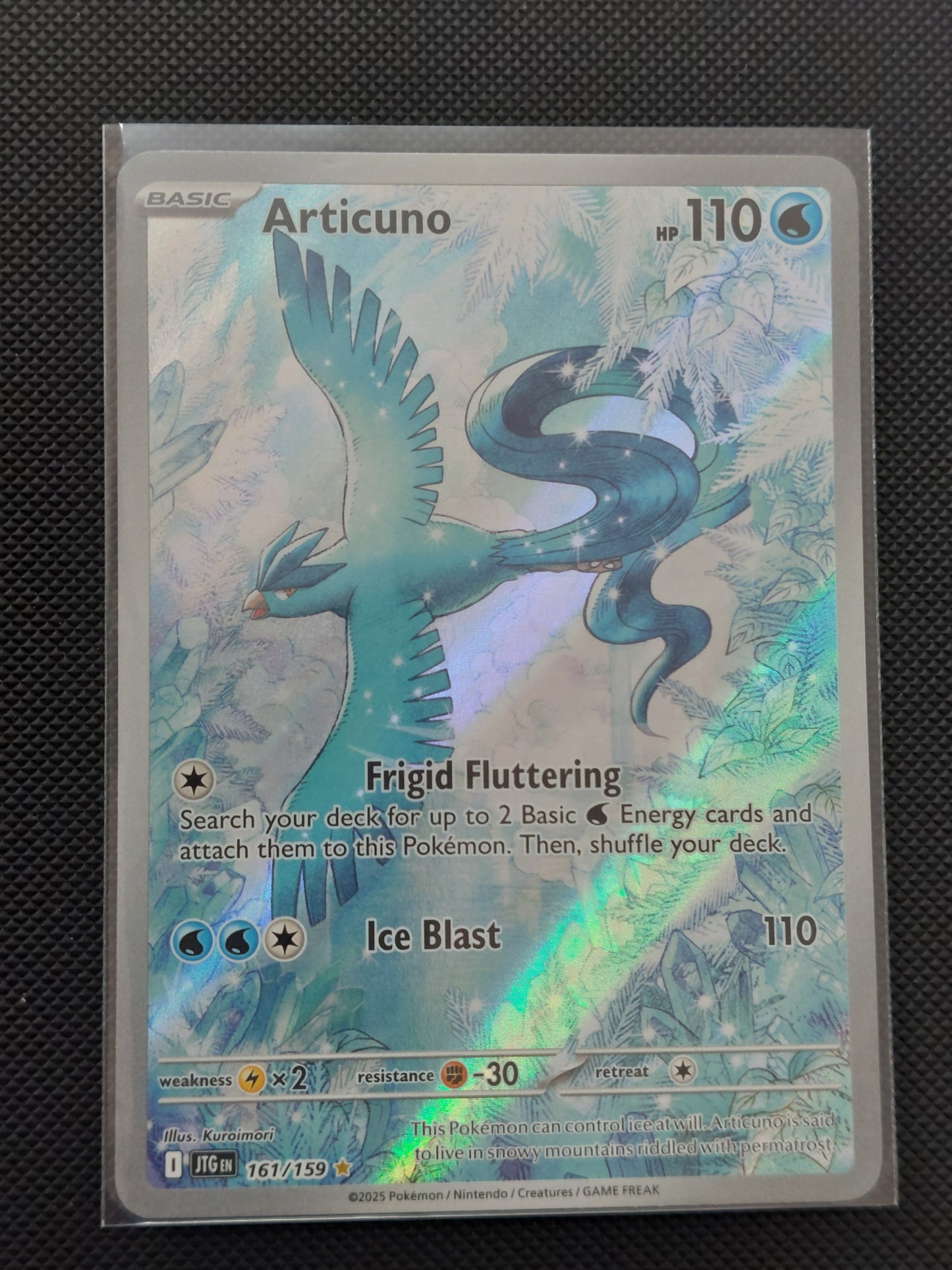 Pokemon Journey Together Articuno Illustration Rare 161/159