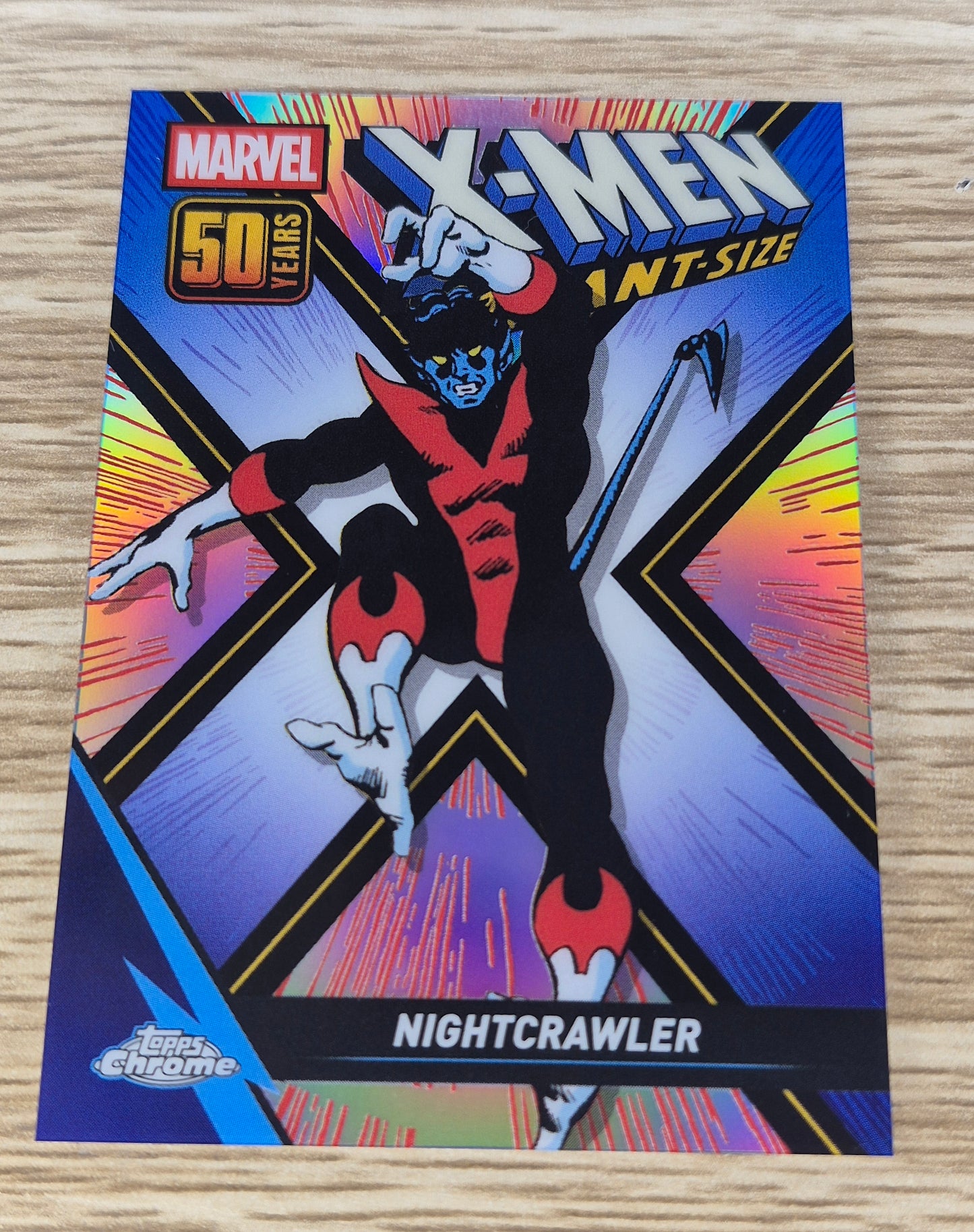 2025 Topps Chrome Marvel - X-MEN GIANT SIZE Anniversary XM-3 Nightcrawler NR MT