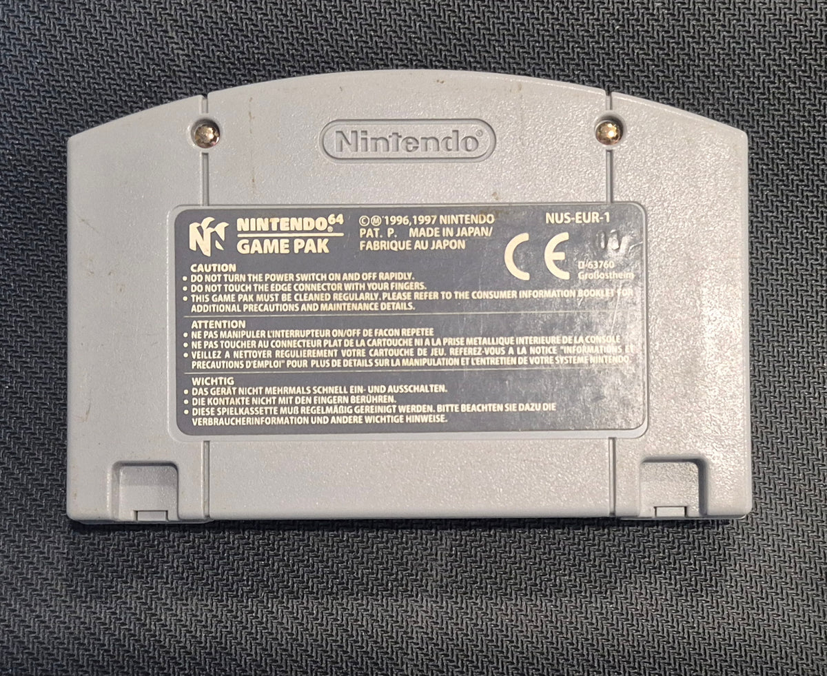 Mario Tennis Nintendo 64 N64 PAL Cartridge Tested