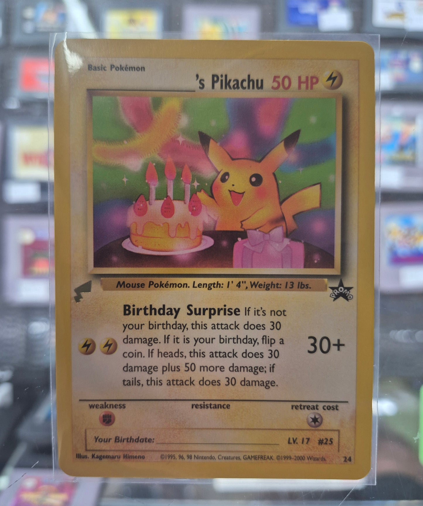 POKEMON TCG - PIKACHU WORLD COLLECTION 2000 9 CARD SET