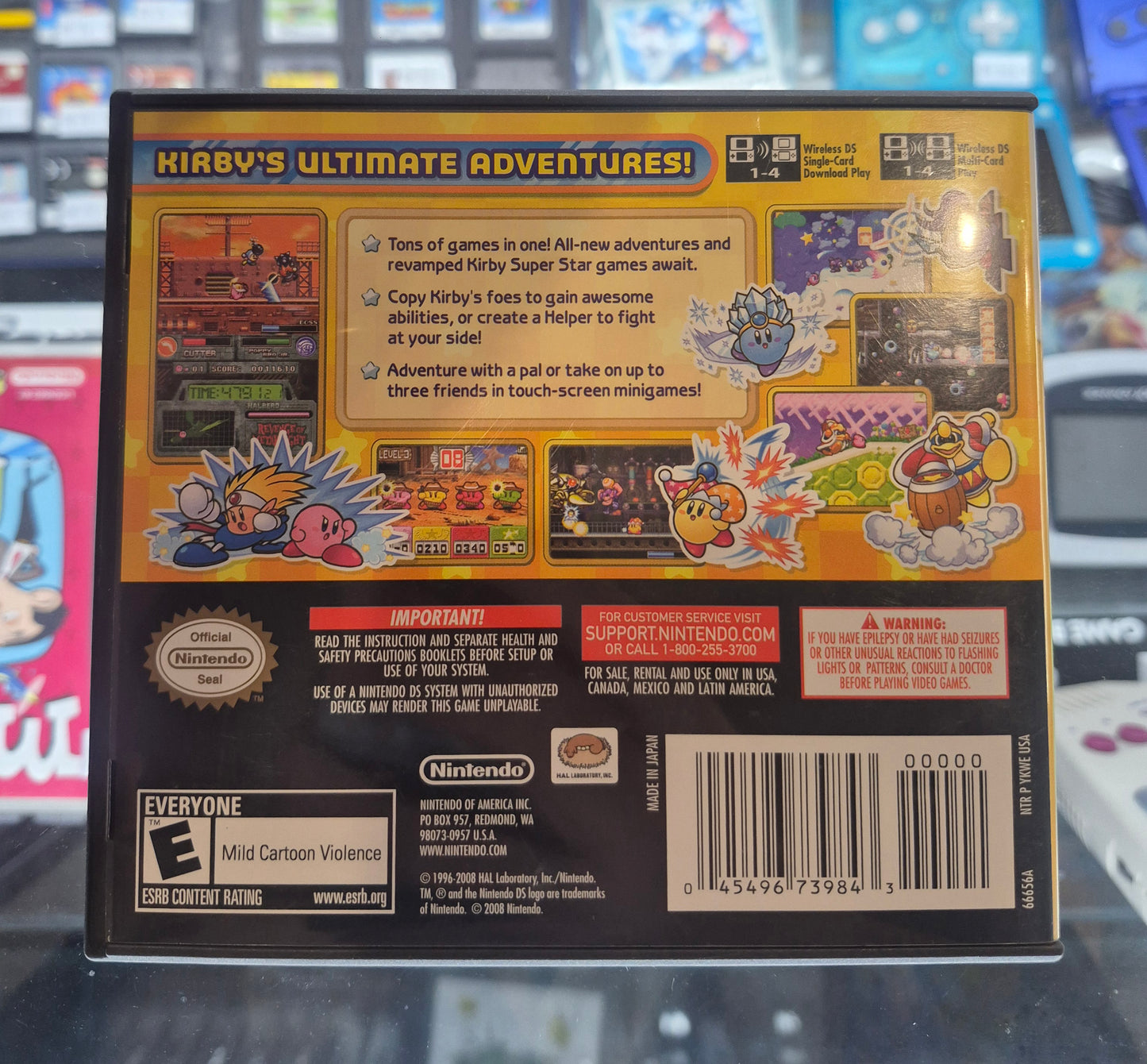Kirby Super Star Ultra Nintendo DS, 2008 CIB Complete w. Manual - Tested USA