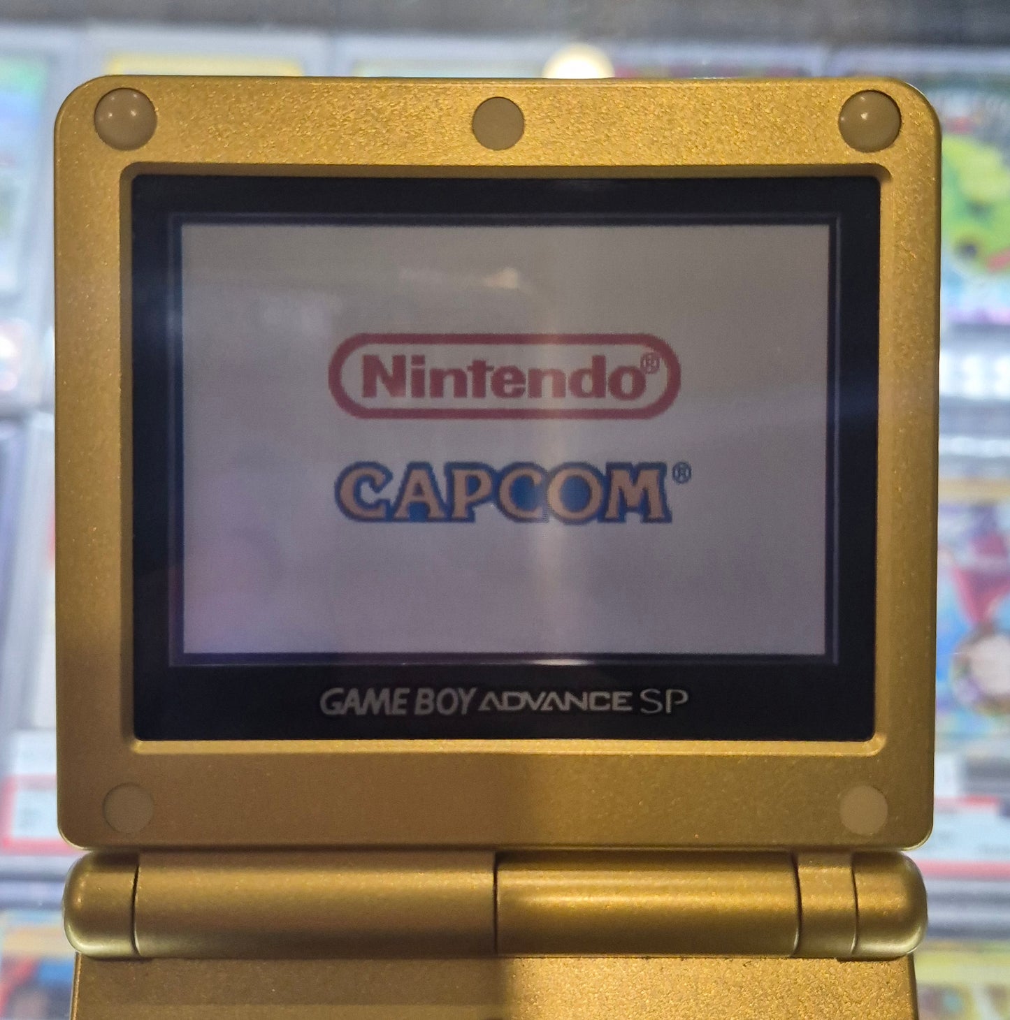 Nintendo Gameboy Advance SP Zelda Gold Limited Edition PAL Version C.I.B