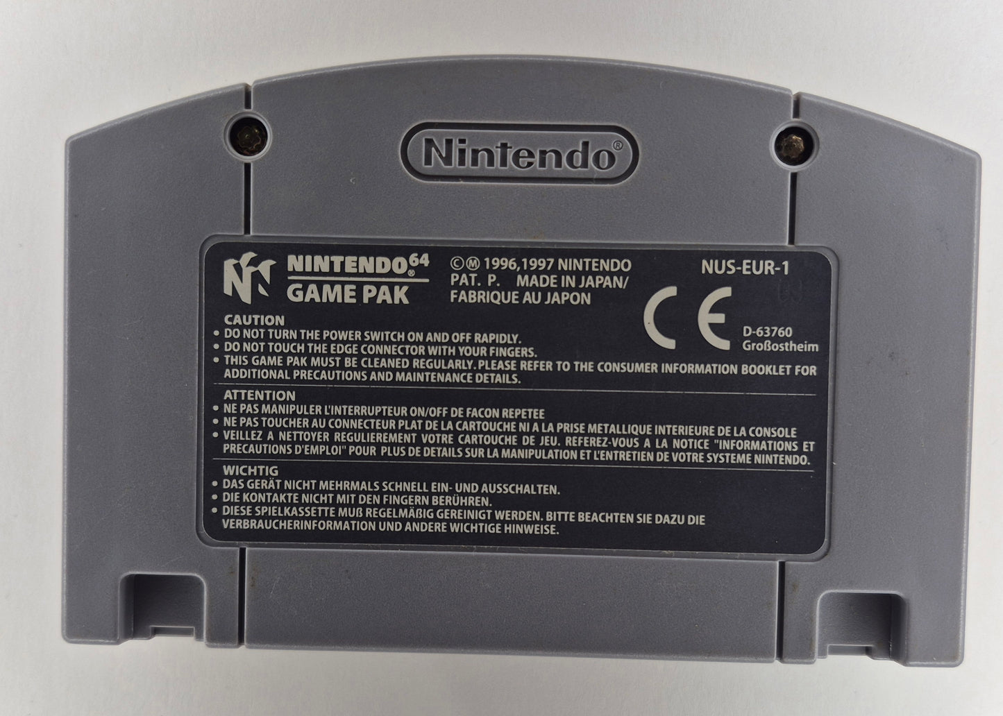 Nintendo N64 Scooby Doo Classic Creep Capers Cart,Tested & Cleaned