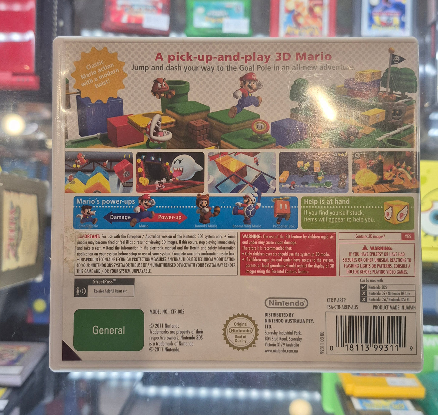 Nintendo 3DS Super Mario 3D Land CIB Tested