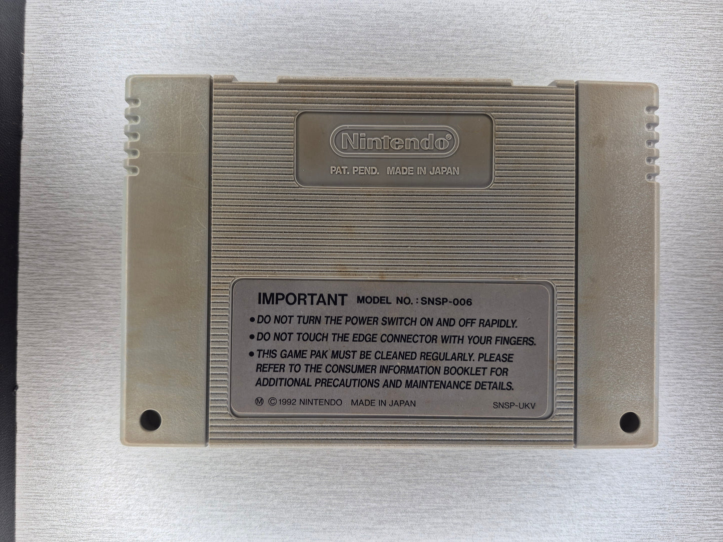 Nintendo SNES Prince of Persia AUS PAL Cart Tested