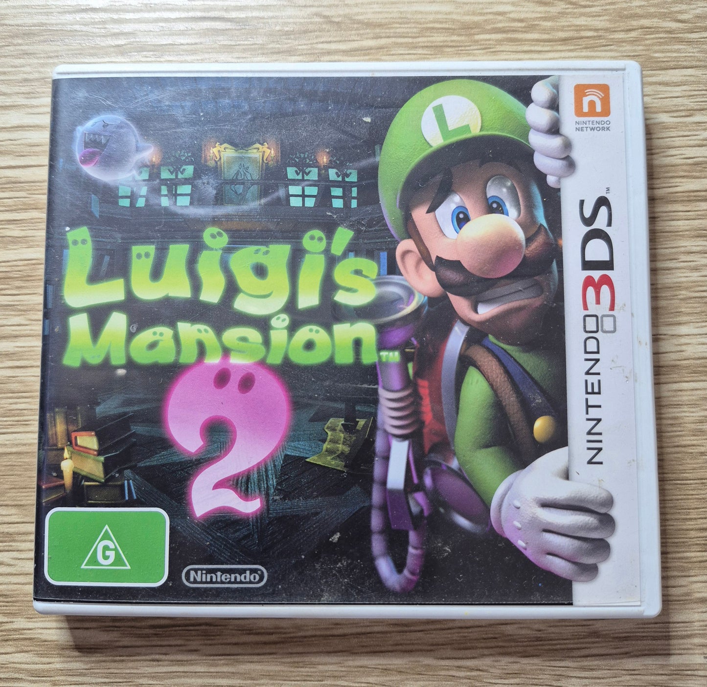 Luigi's Mansion 2 (Nintendo 3DS, 2013) 2DS AUS PAL Tested in Case