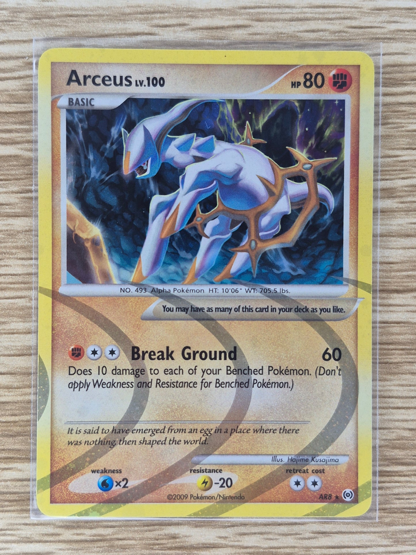 1x Arceus (Fighting Type) from Arceus Rare Holo -LP SEE PICS