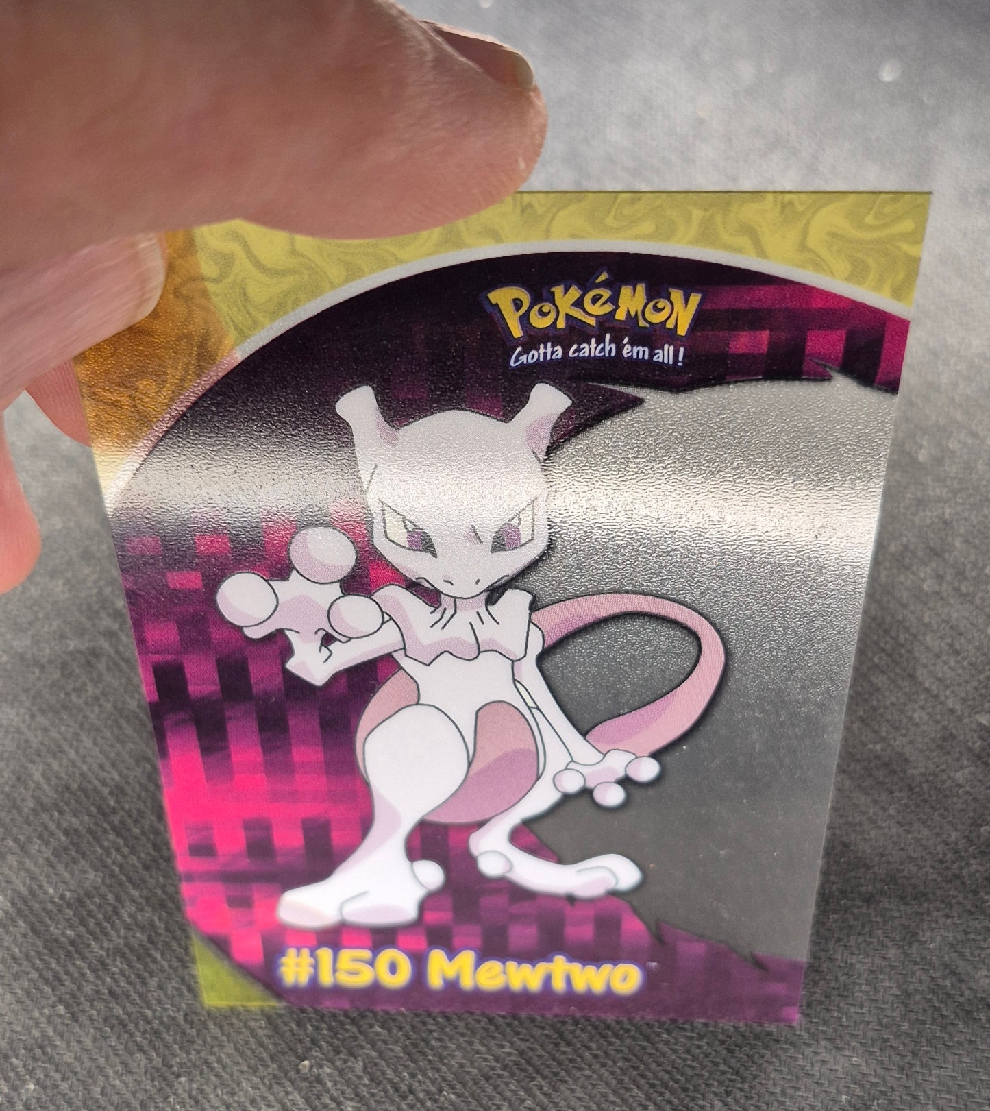 Pokemon Card Mewtwo #150 PC5 Topps TV Animation Edition LP/NM