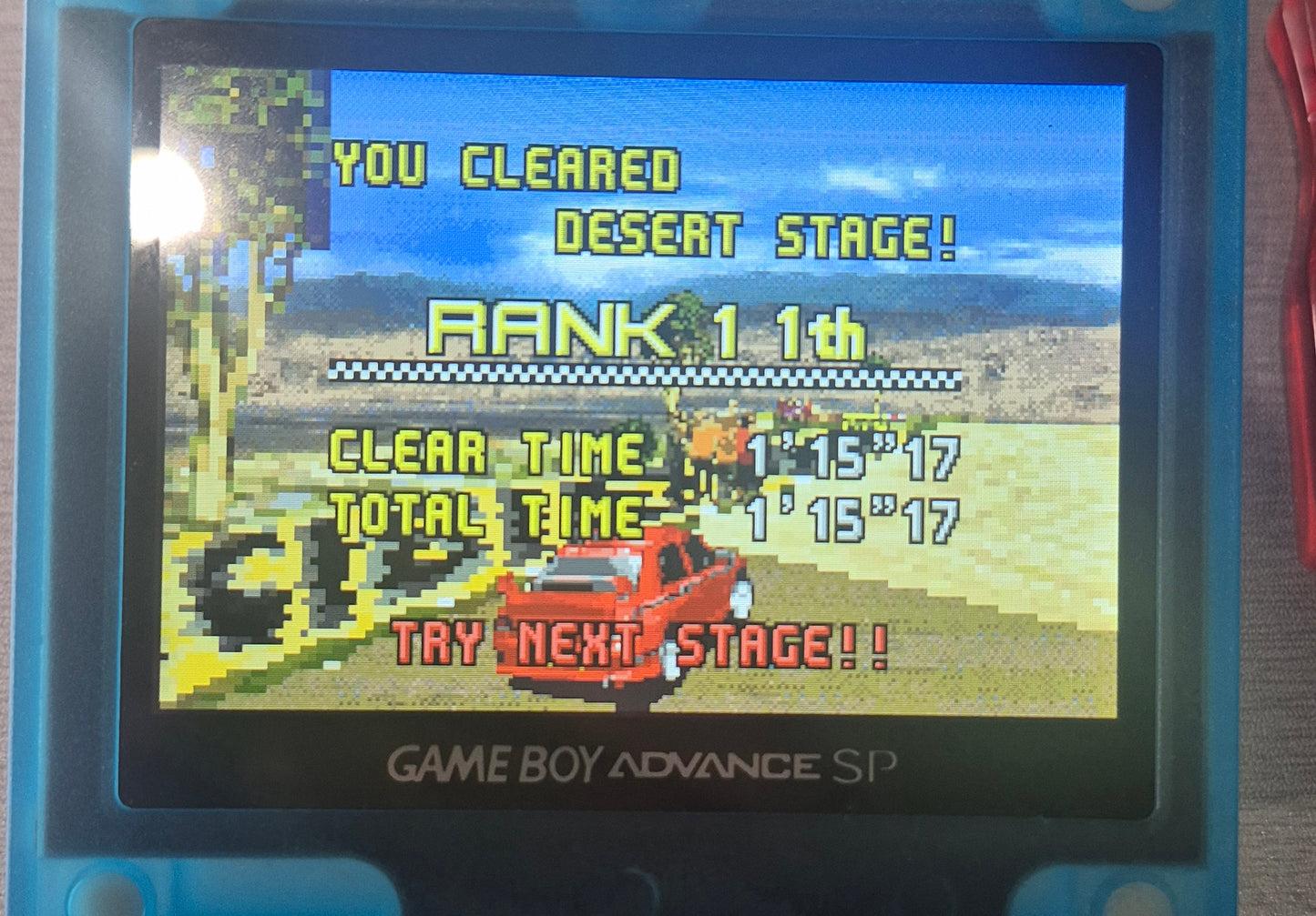 2002 C.I.B Sega Rally Championship Gameboy Advance Licensed by Nintendo