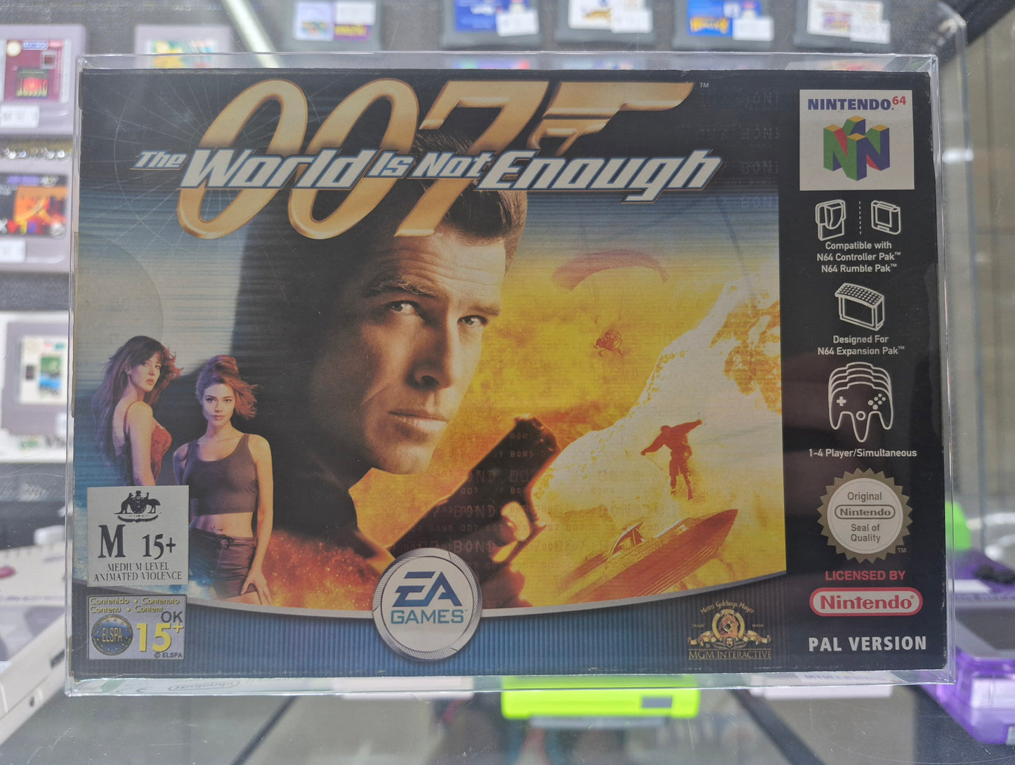 2000 Nintendo N64 007 The World is not Enough Boxed Complete Cart like New