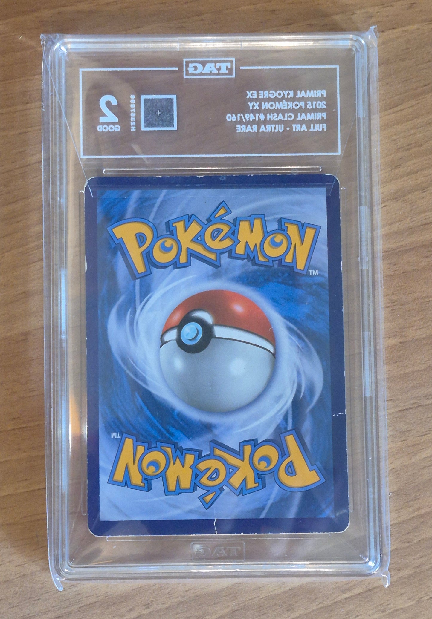 2015 Pokemon XY Primal Clash Primal Kyogre EX 149/160 Full Art Ultra Rare TAG 2