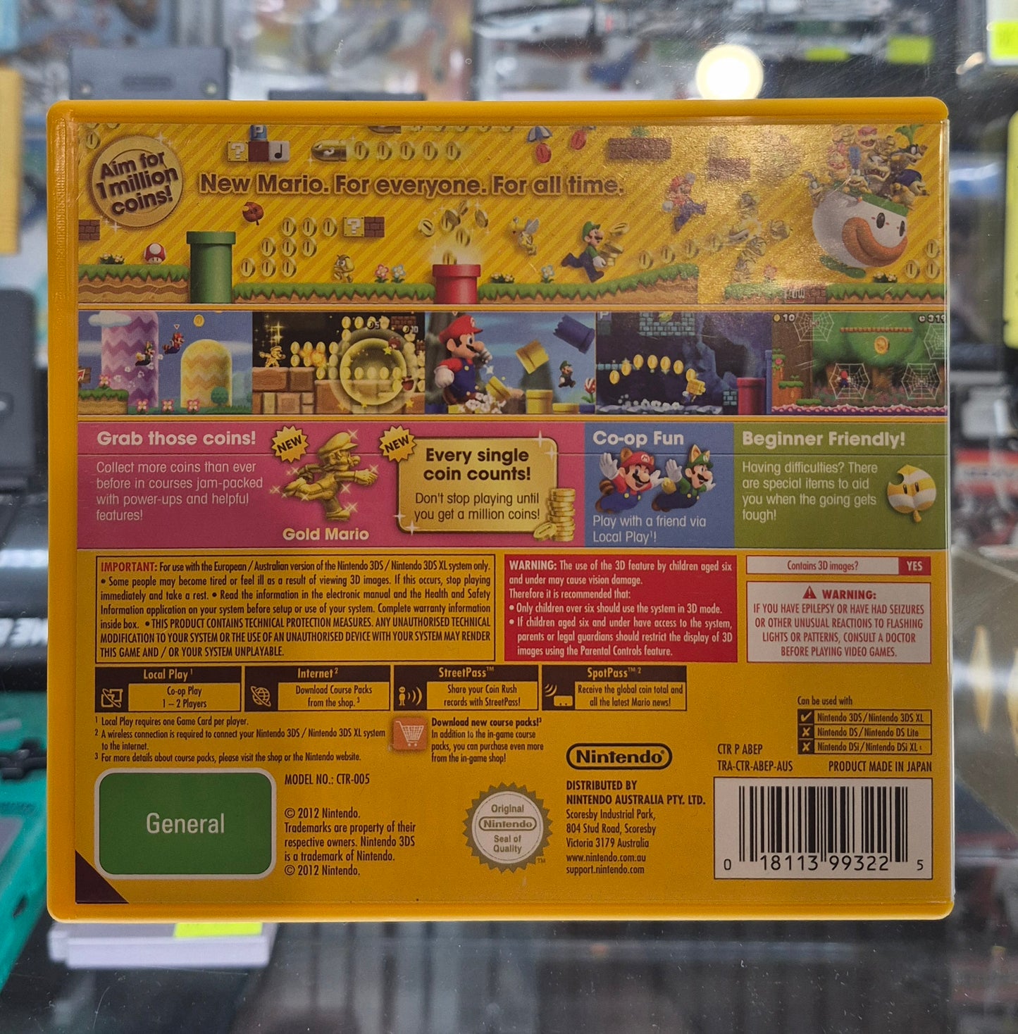 New Super Mario Bros 2 - Nintendo 3DS 2DS Game - Complete With Manual