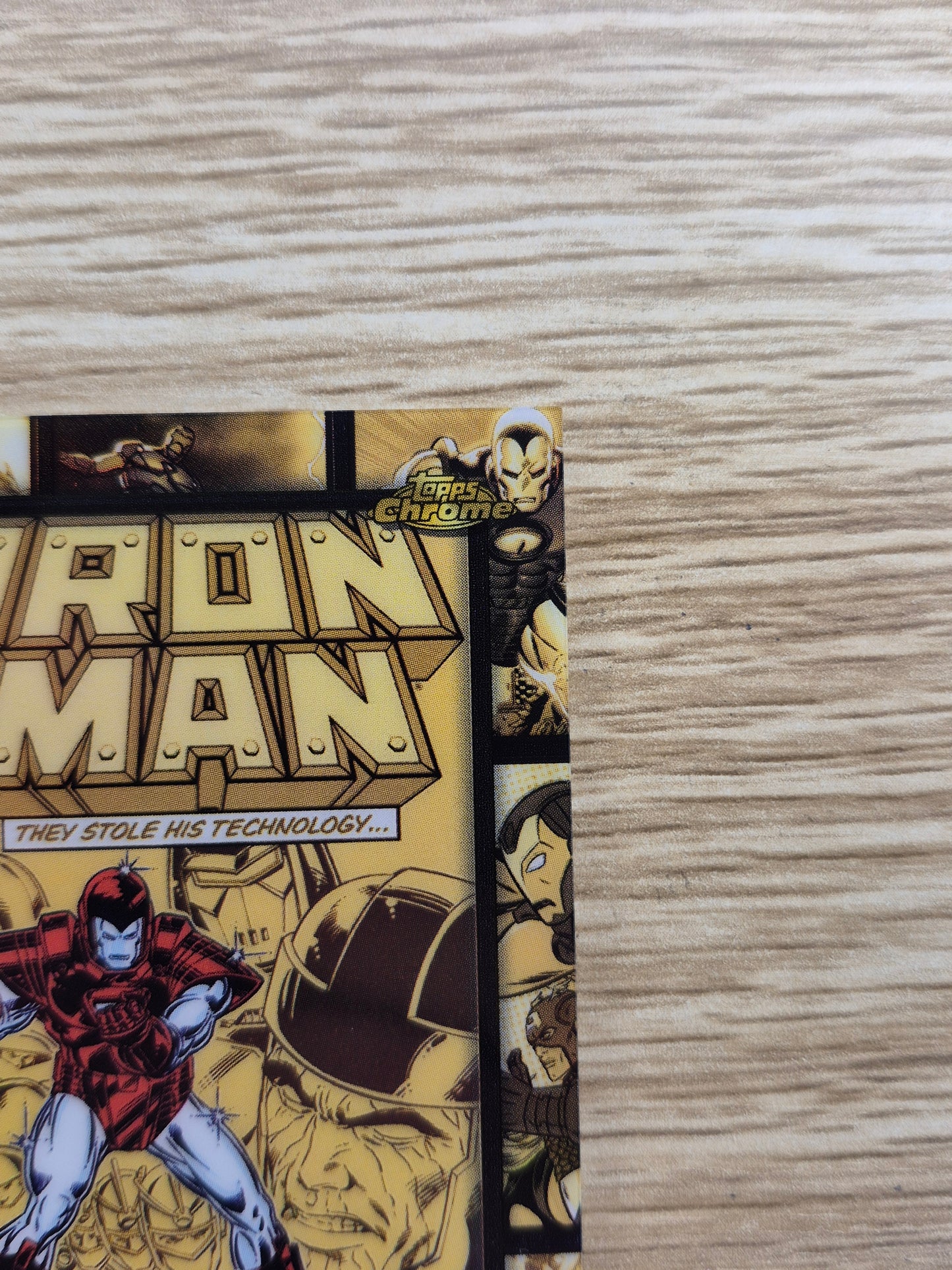 Marvel Topps Chrome 2025 GRAIL CARD IM-5 IRON MAN GOLD BLACK 02/10 !!
