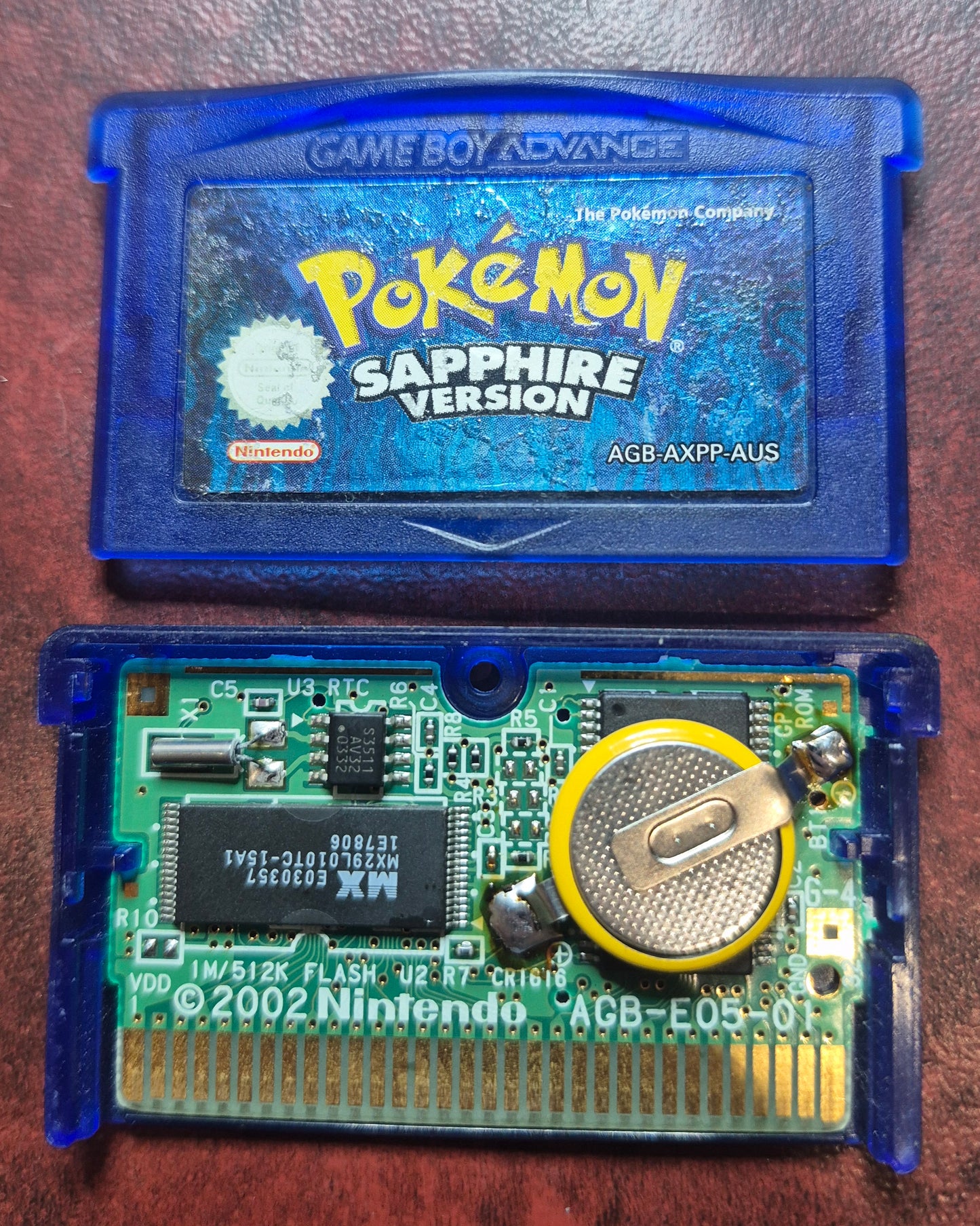 Pokemon Game Boy Advance Sapphire Version AUS PAL NEW Battery Tested & Cleaned