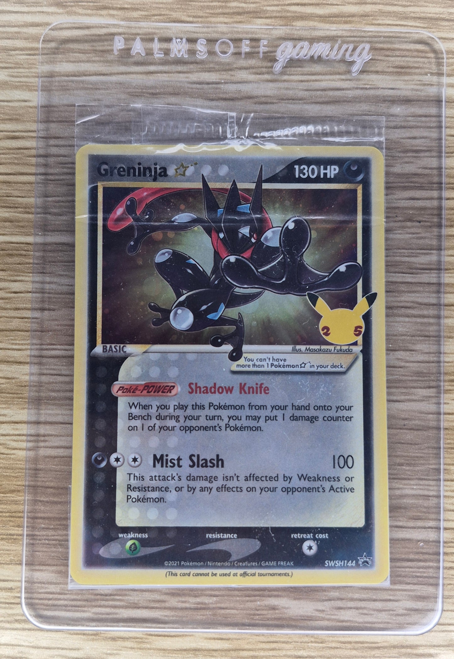 Pokemon 2021 Greninja Celebrations ETB Promo SWSH144 - Sealed
