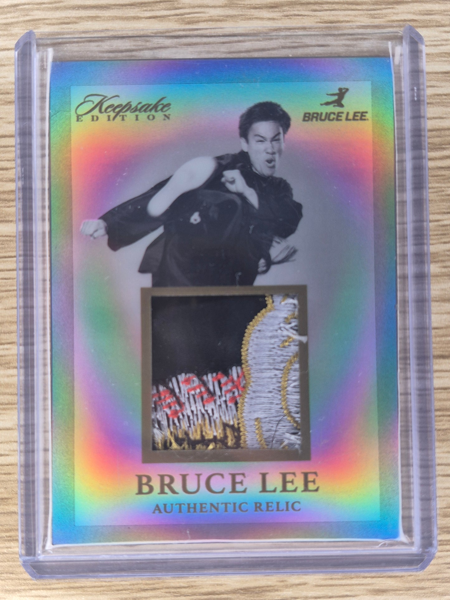 Keepsake Kaleidoscope Edition Bruce Lee Collection 50th Anniversary Bruce Lee Authentic Dragon Relic Card 226
