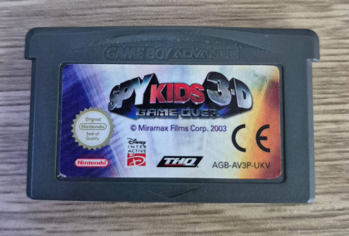 Nintendo Gameboy Advance Spy Kids 3D Game Over Tested