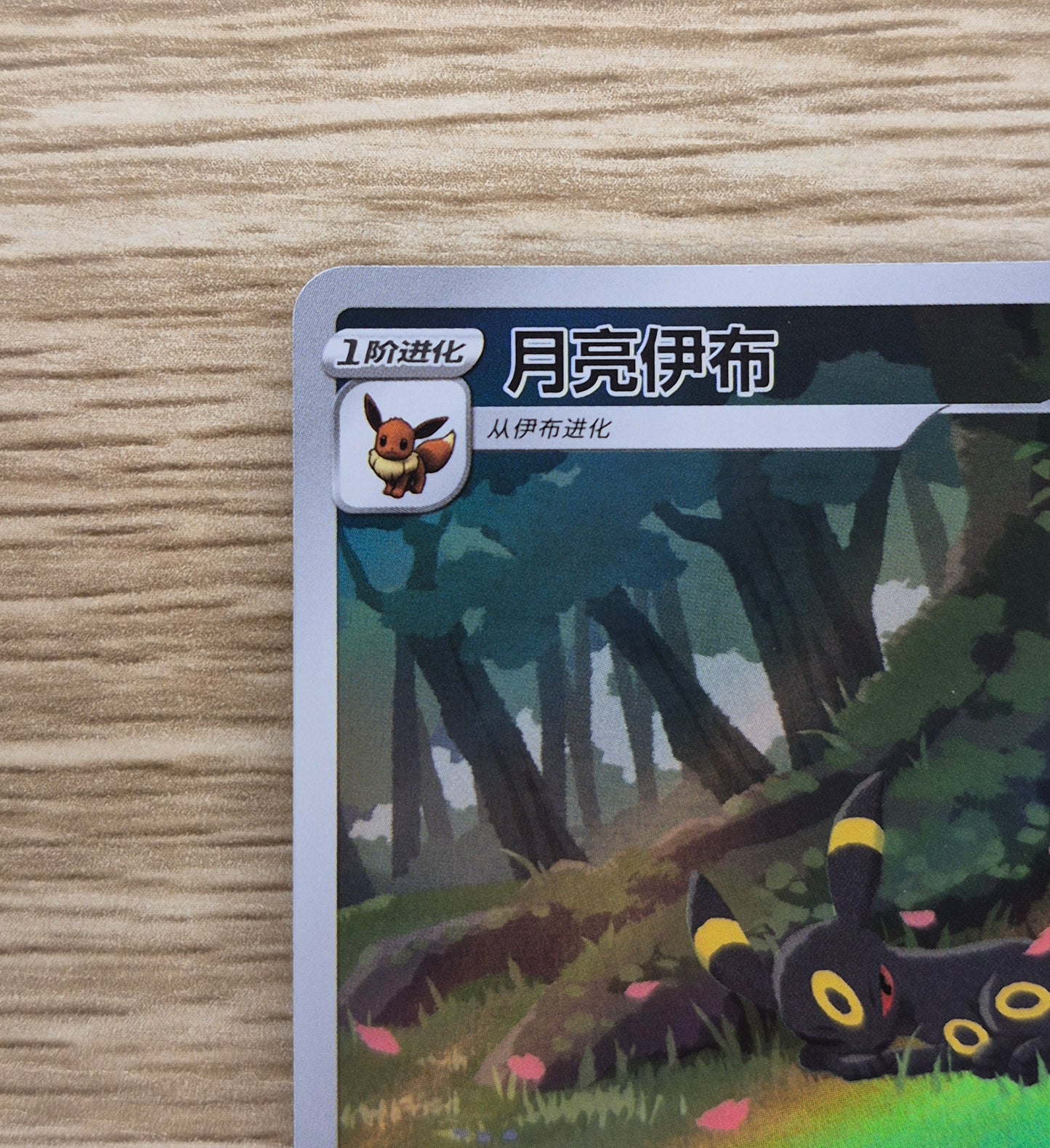 2025 Pokemon TCG Chinese Gem pack Exclusive Umbreon 06 15/15 CBB2C Holo Chase Card