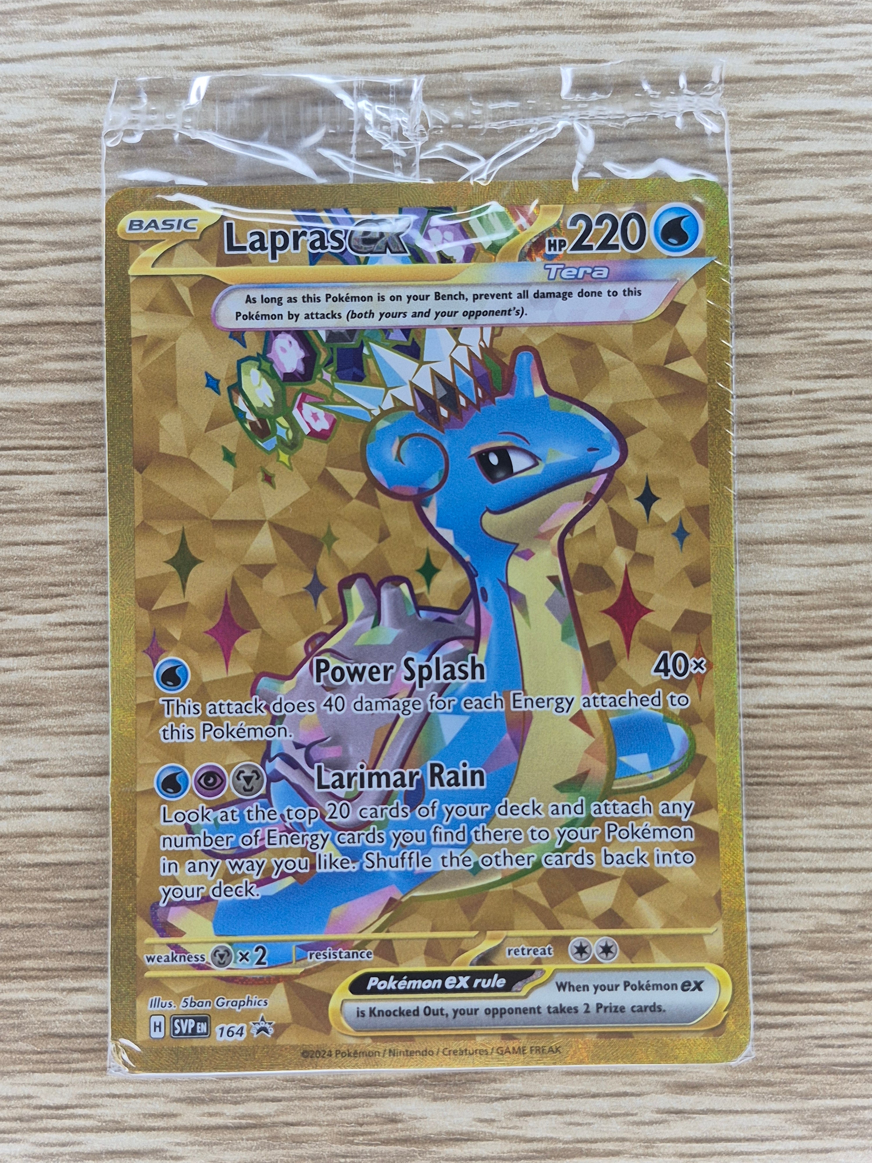 Sealed* Pokmon TCG Black Star PROMO Lapras Ex SVP 164 Near Mint Boomerang Collectables Sealed* Pokmon TCG Black Star PROMO Lapras Ex SVP 164 Near Mint Boomerang Collectables