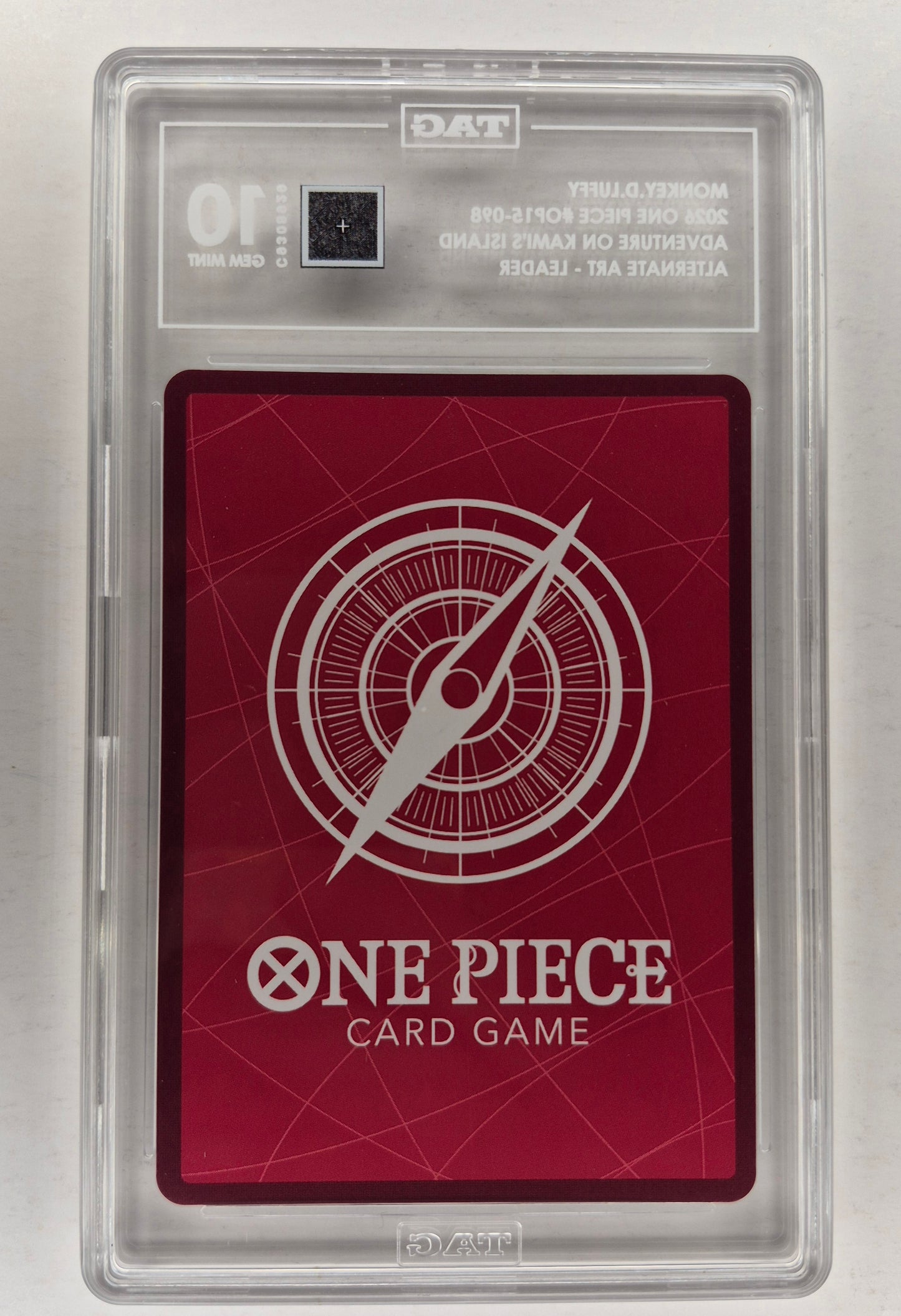 2026 One-Piece OP15-098 Monkey D.Luffy Alt Leader Kami's Island TAG 10