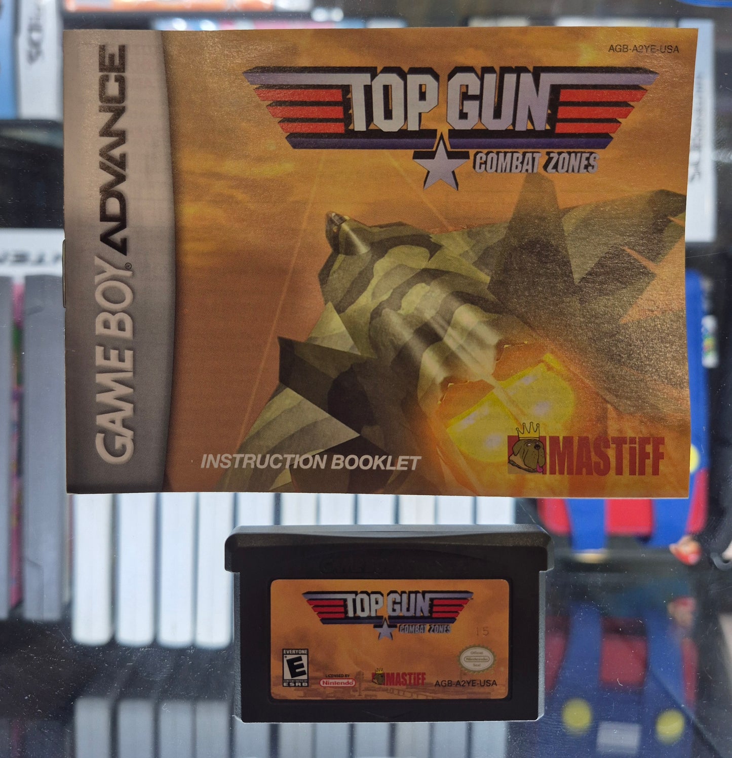 Top Gun: Combat Zones (Nintendo Game Boy Advance, 2004)USA Tested w/manual