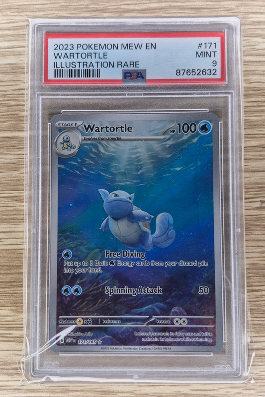 Wartortle #171/165 - PSA 9 - Pokemon TCG  Scarlet & Violet 151 illustration Rare
