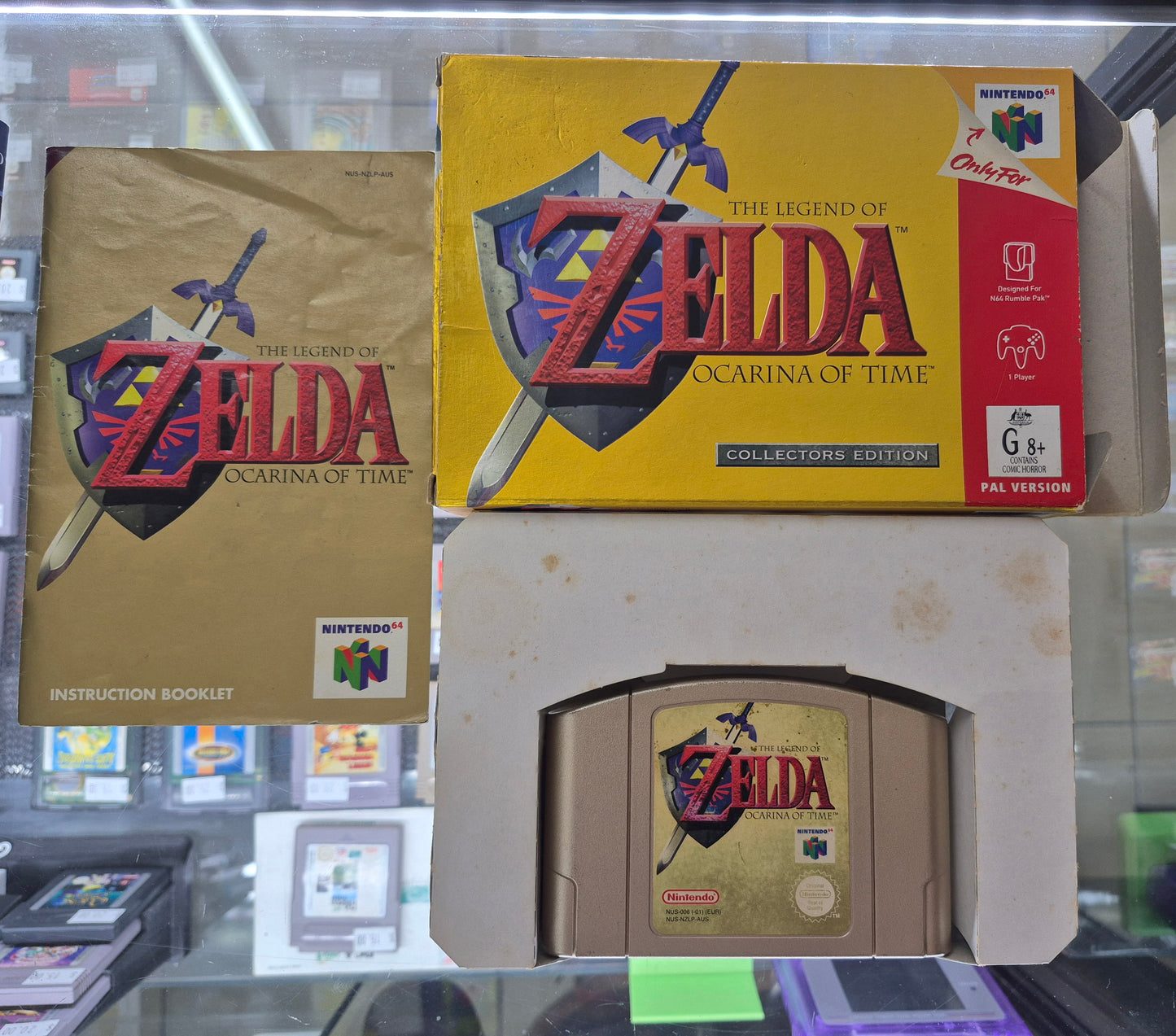 The Legend of Zelda Ocarina of Time Nintendo 64 Game Complete in Box(New Save Battery)