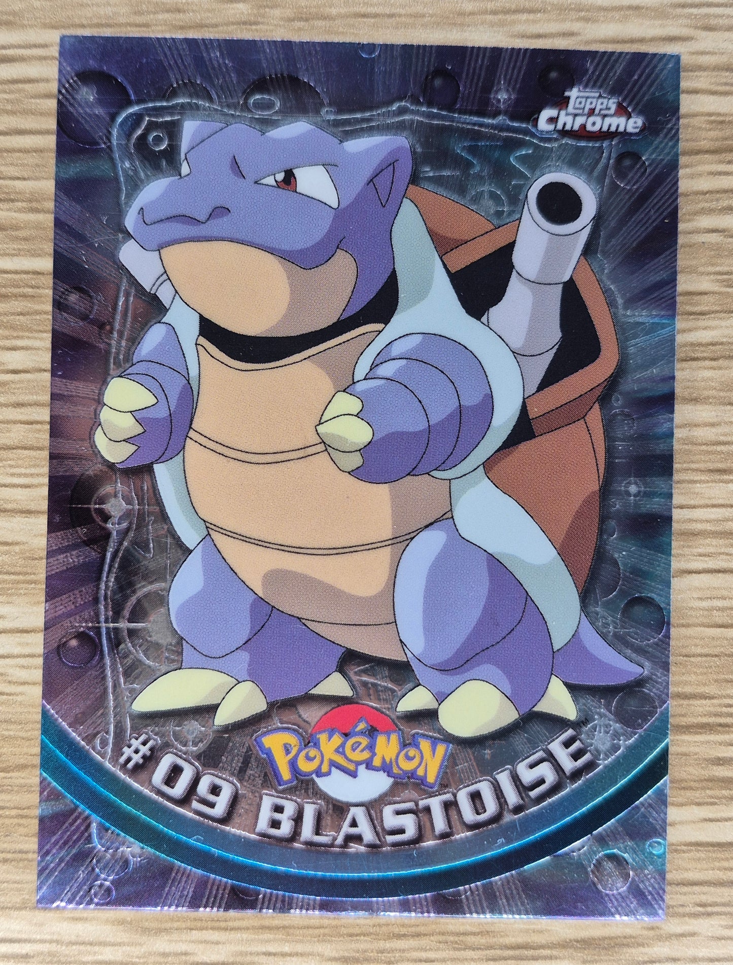 2000 Pokemon Topps Chrome Blastoise Holo #9 Red Label LP
