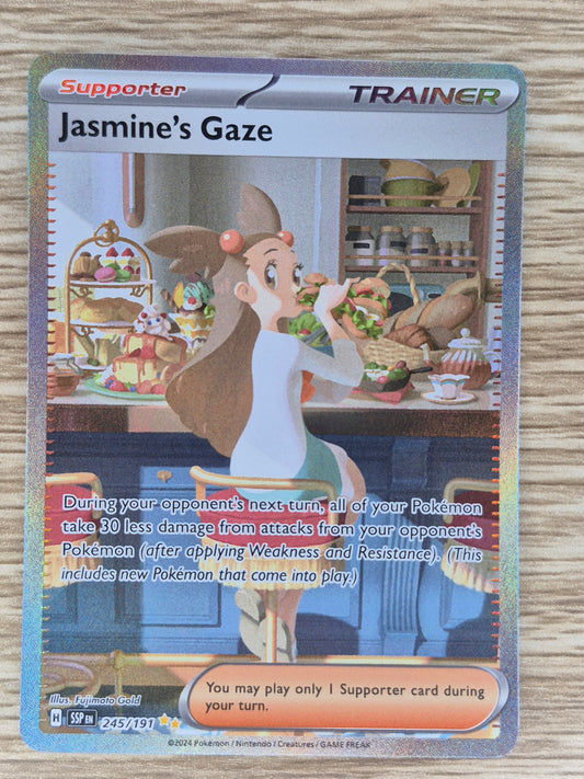 #245/191 Jasmine's Gaze Special Illustration Rare SIR Surging Sparks Pokémon