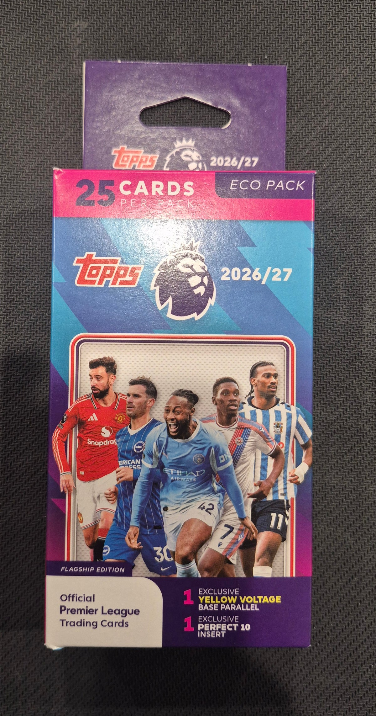 Topps Premier League 2026/27 Eco Pack 25 Trading Cards Official Football Cards