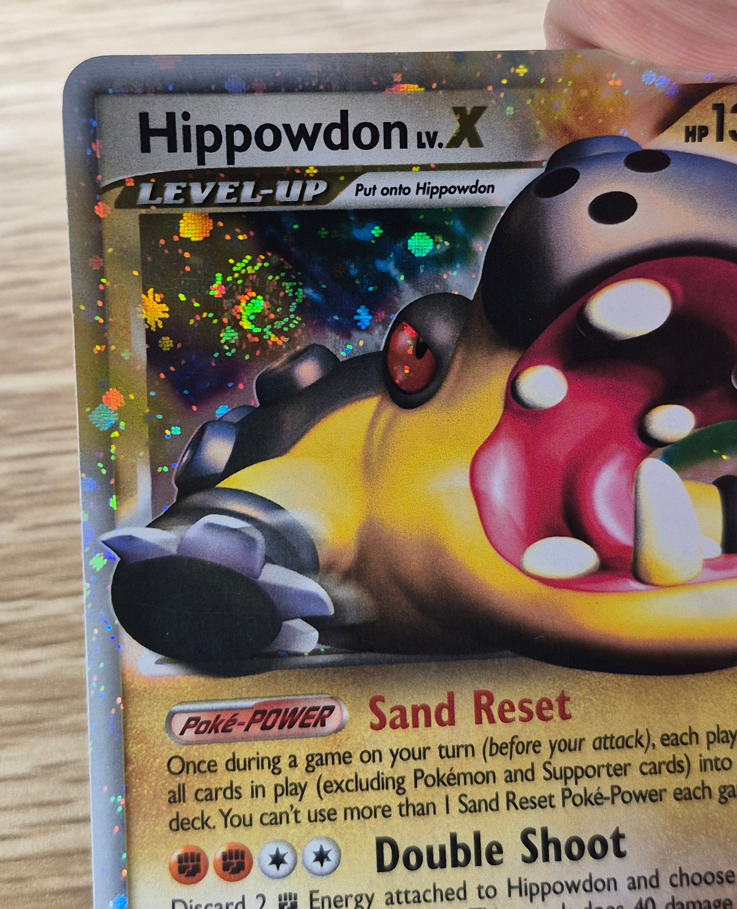Hippowdon LV. X 107/111 Holo Ultra Rare Rising Rivals LP 2009 *Swirl