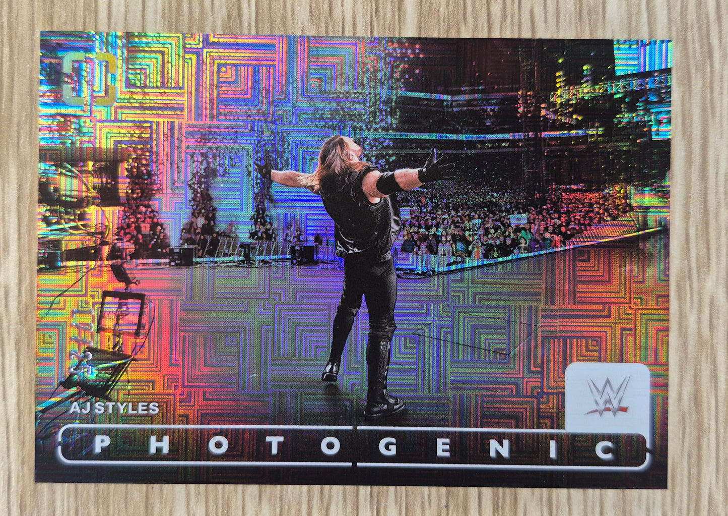 2024 Panini PhotoGenic WWE Maze #53 AJ Styles SmackDown /25