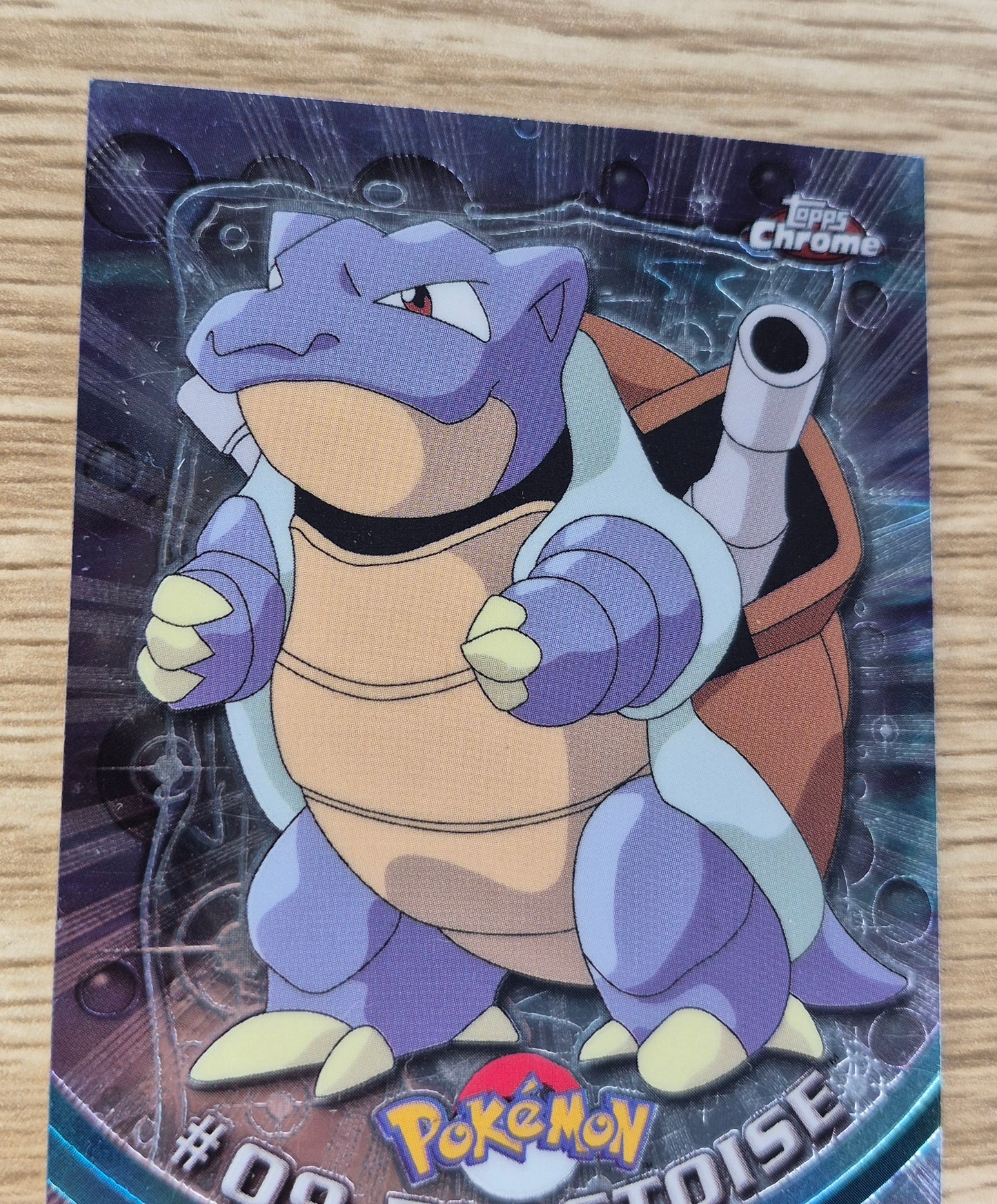 2000 Pokemon Topps Chrome Blastoise Holo #9 Red Label LP
