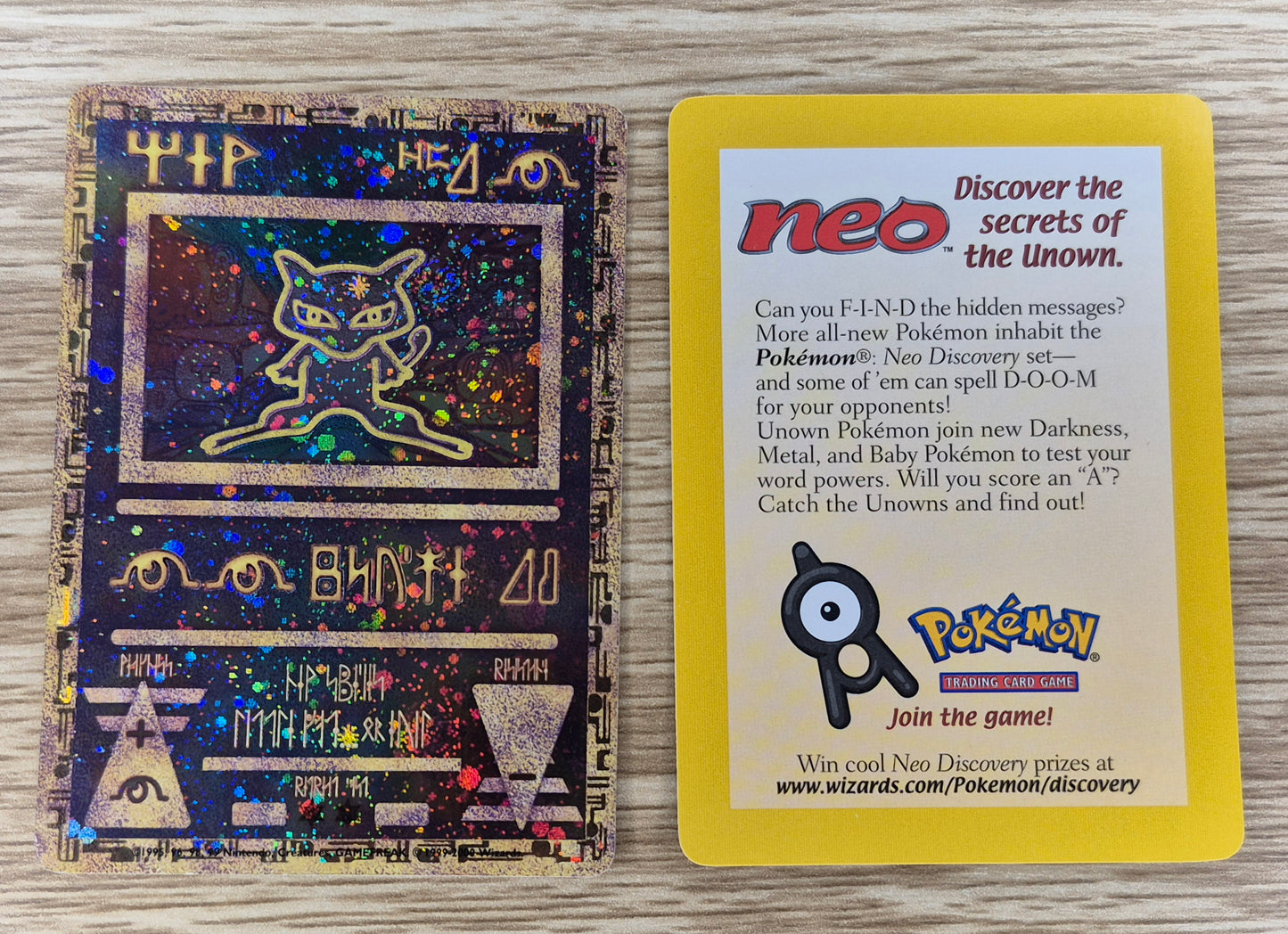 Ancient Mew Movie Promo 2000 Nintendo Pokemon Card Holo Trading Card