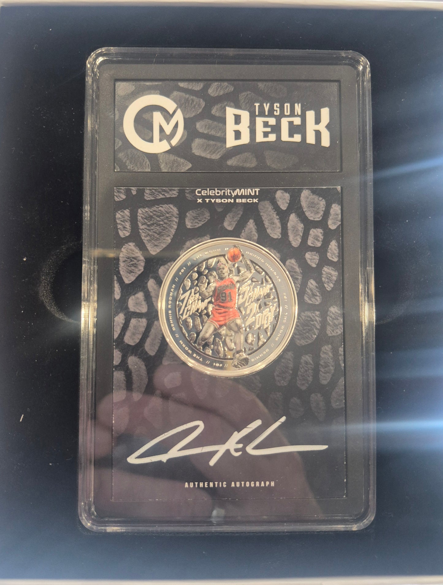 Celebrity Mint X Tyson Beck Limited Series Dennis Rodman 1st Edition Silver Coin