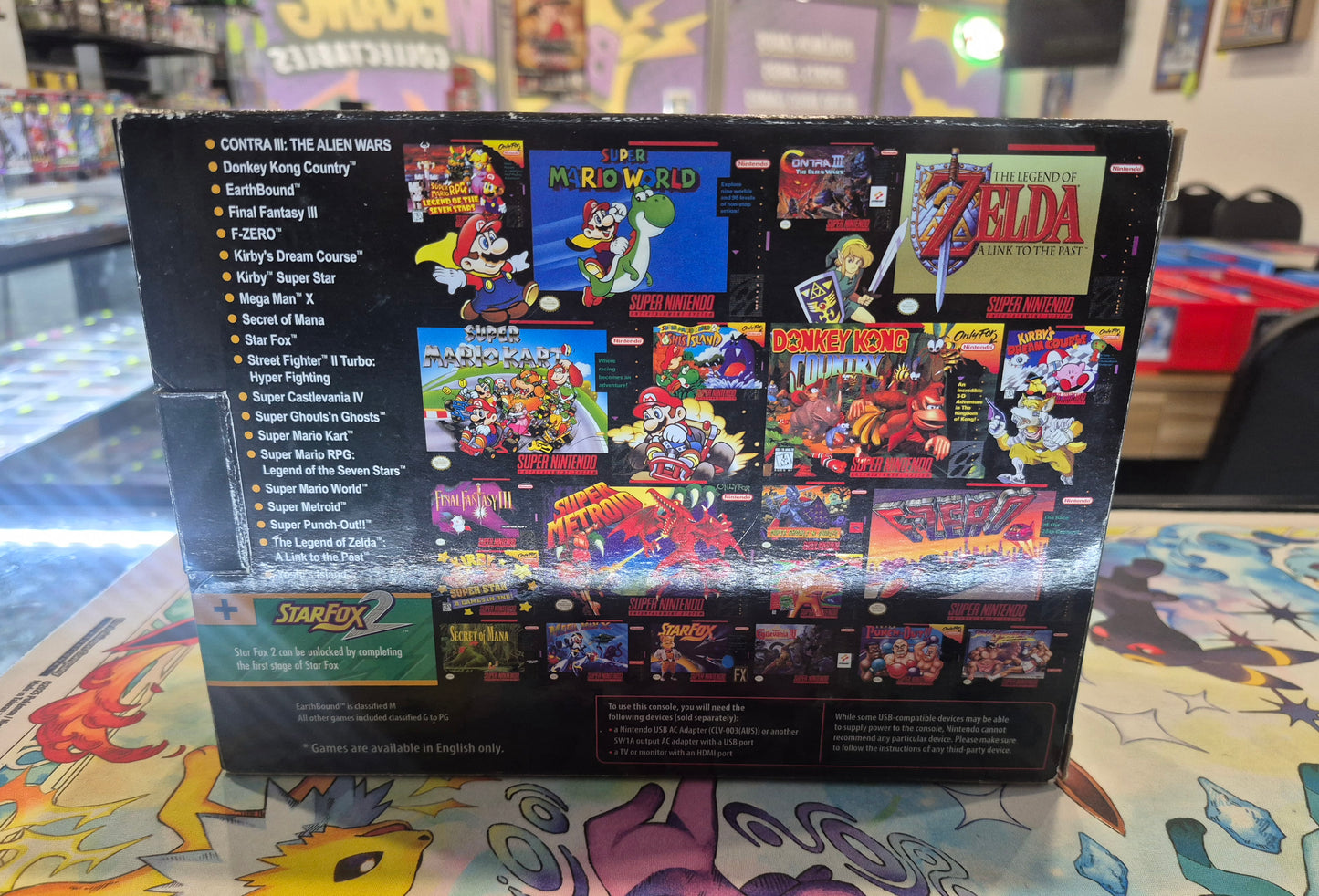 Nintendo Classic Mini: Super Nintendo Entertainment System- Grey - Pal. Boxed