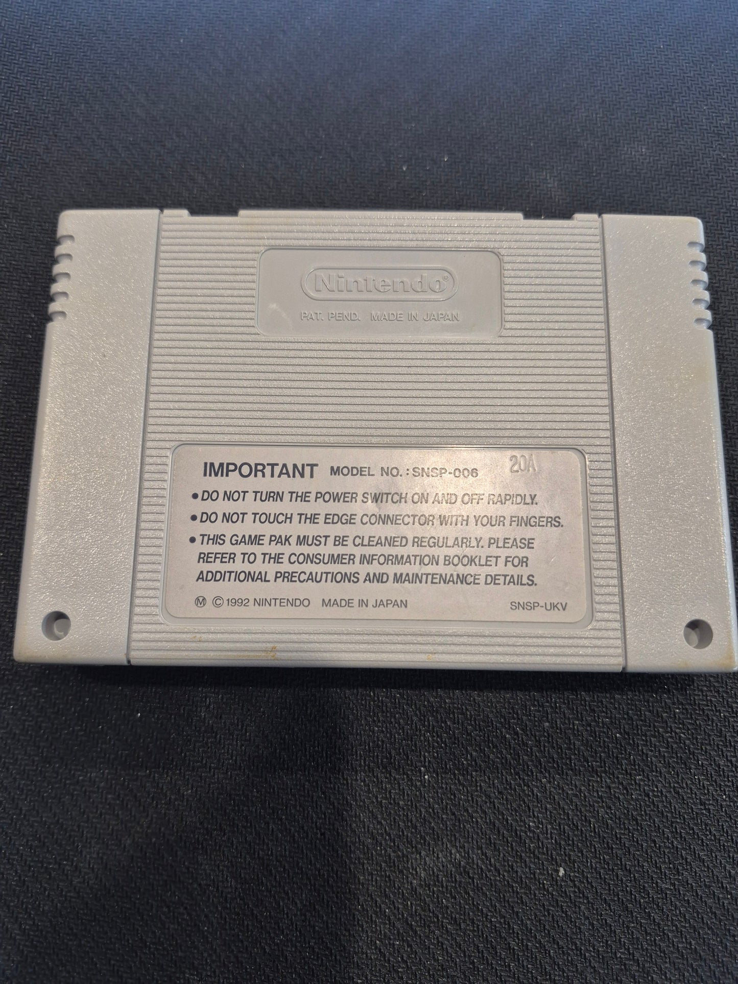 Nintendo Super Mario World - SNES Video Game Cartridge new Save Battery